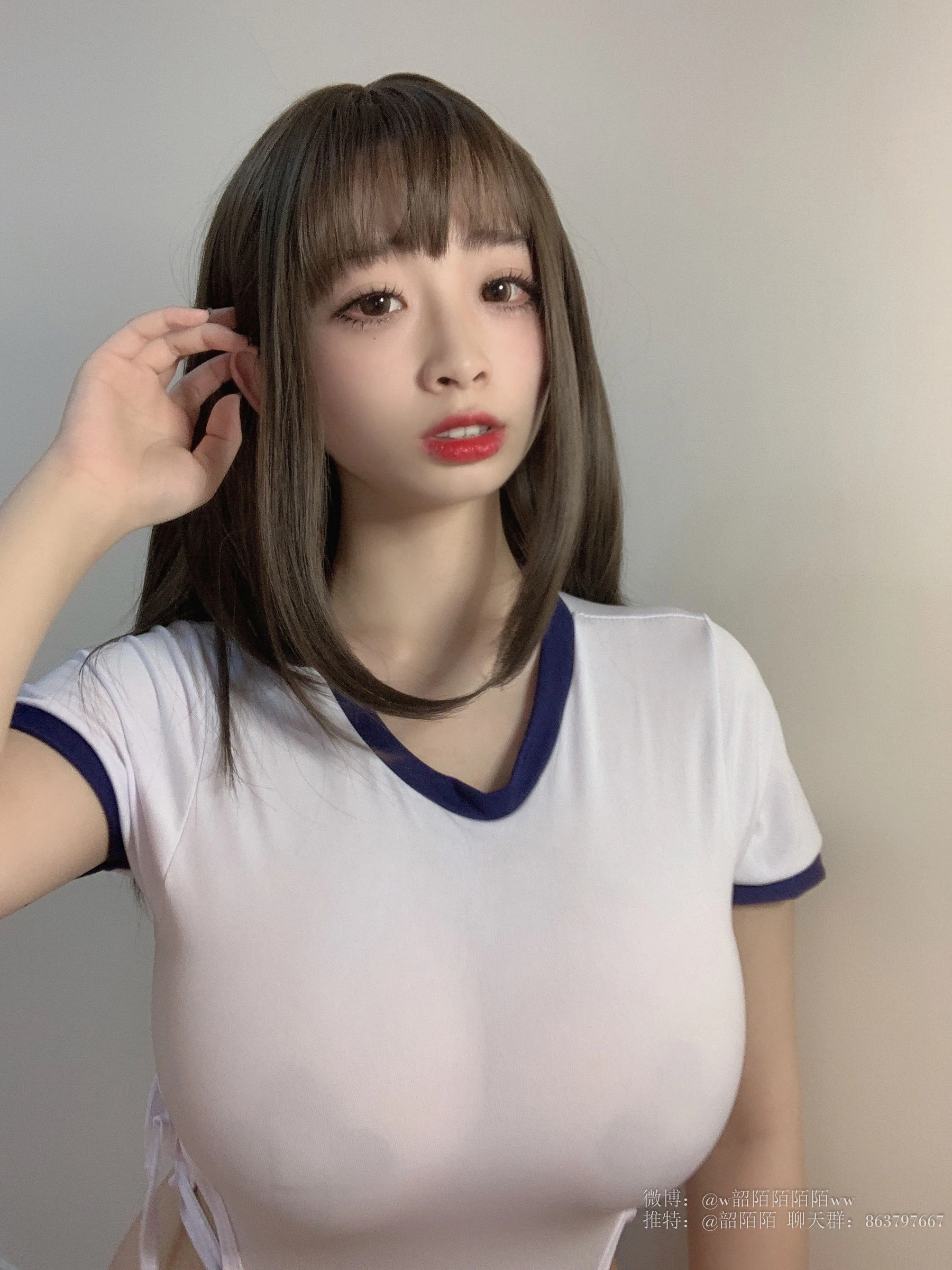 Cosplay美女韶陌陌 体操服插图7