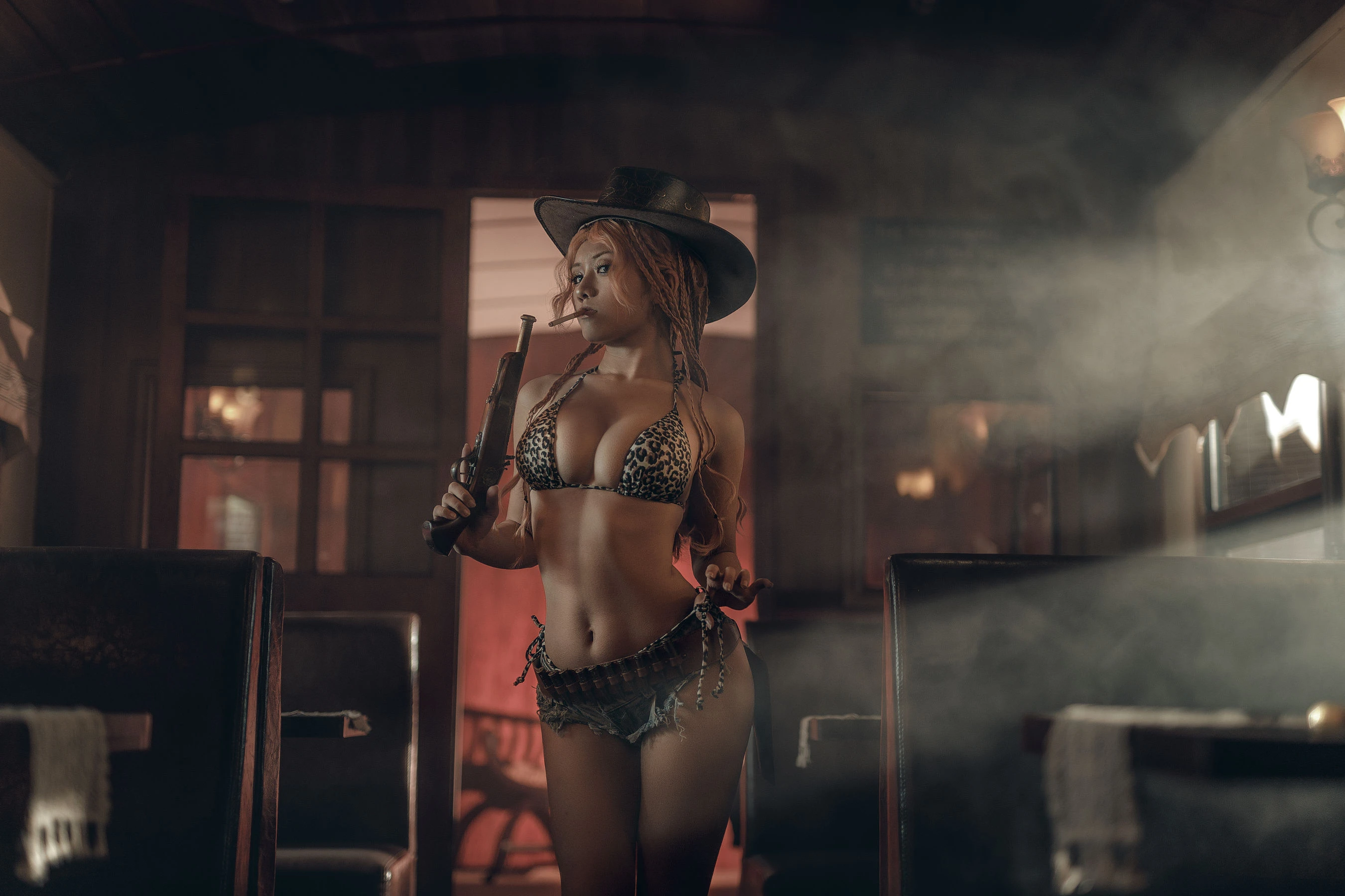 一笑芳香沁写真 – 牛仔插图1