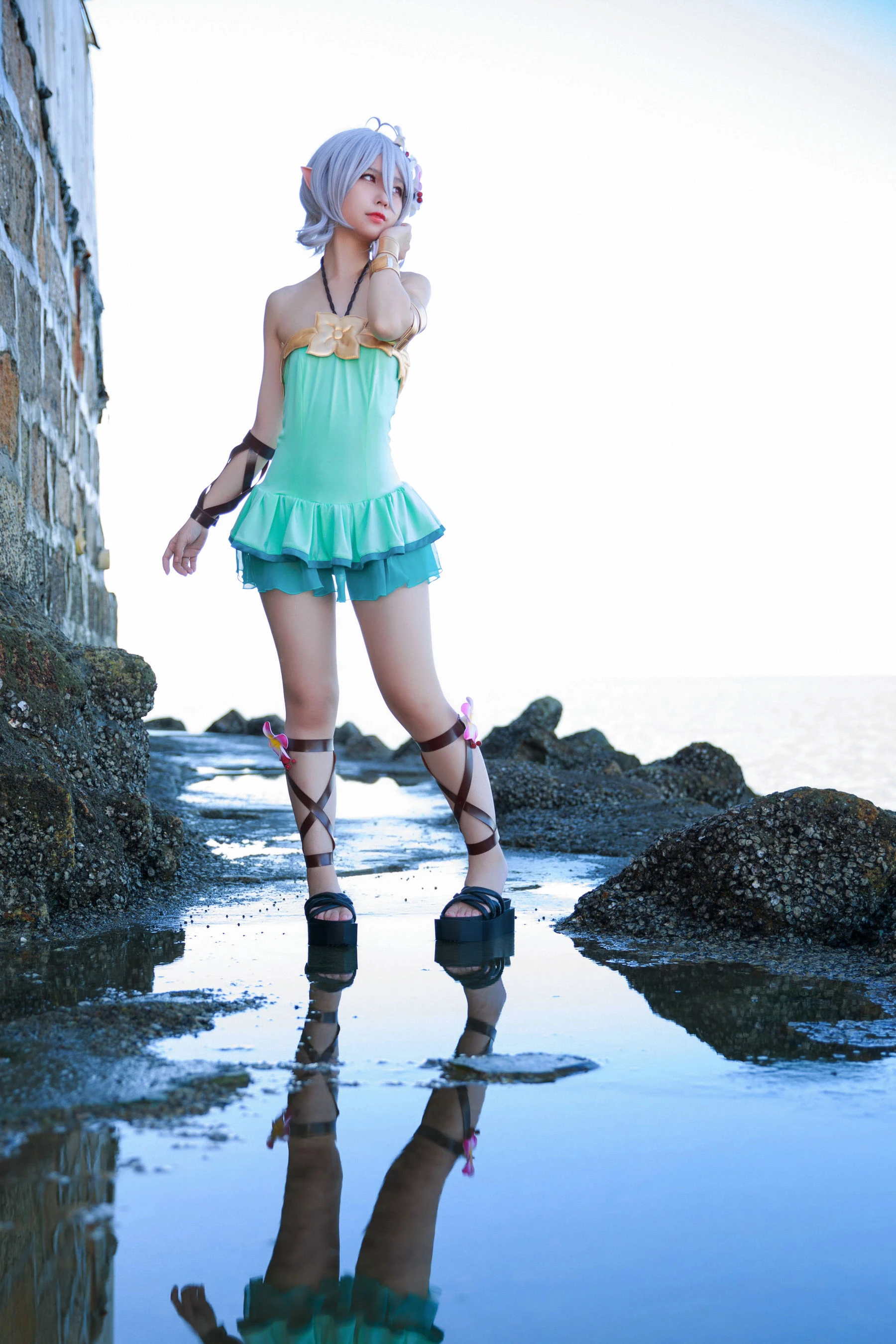 动漫博主G44不会受伤 – 可可萝 泳衣插图6