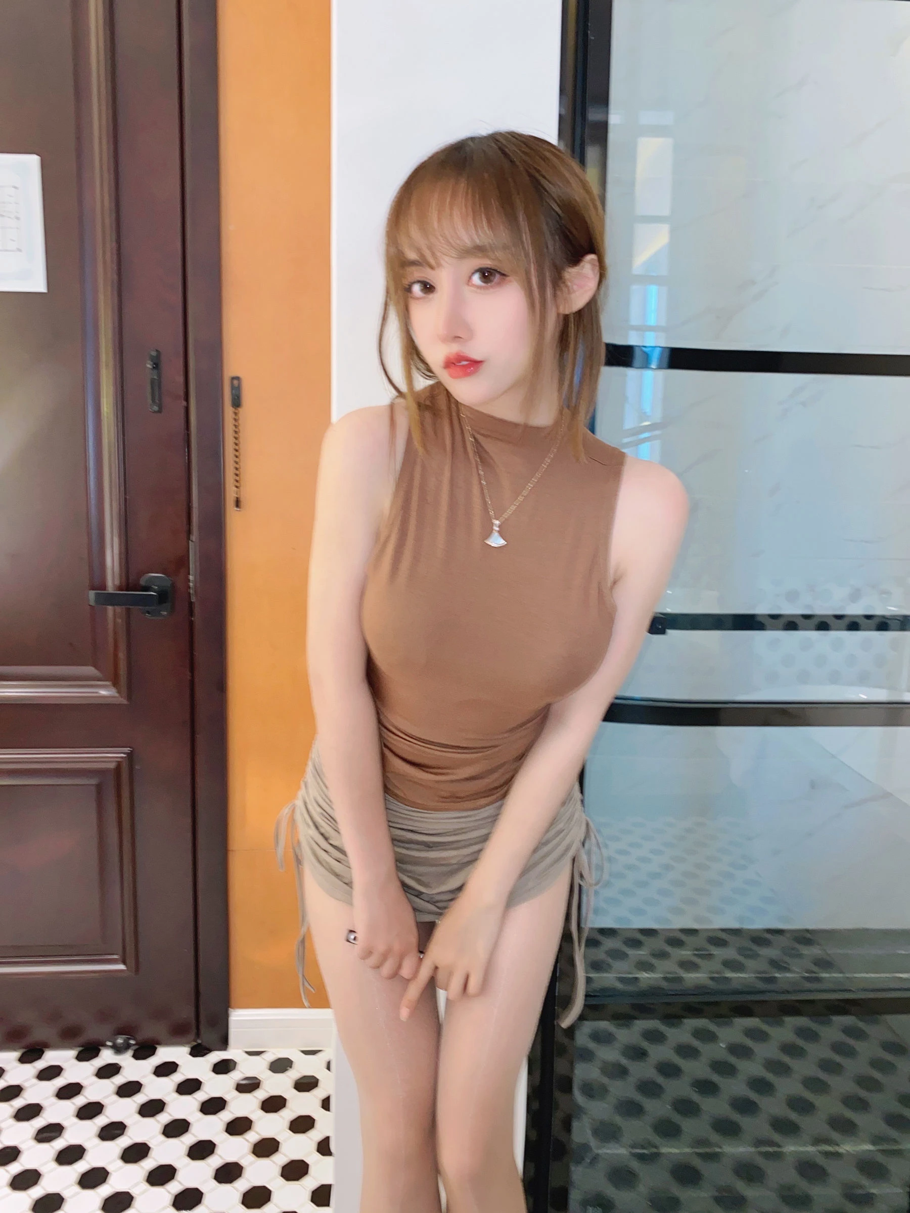 斗鱼米线线sama – 丝袜少妇诱惑系列插图7