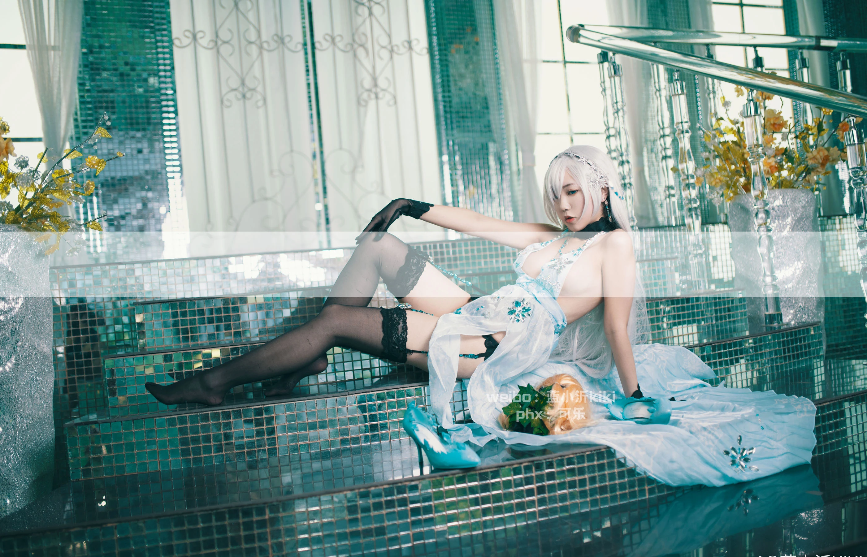 微博萌妹蓝小沂KiKi – 安娜斯塔西娅同人cos插图5