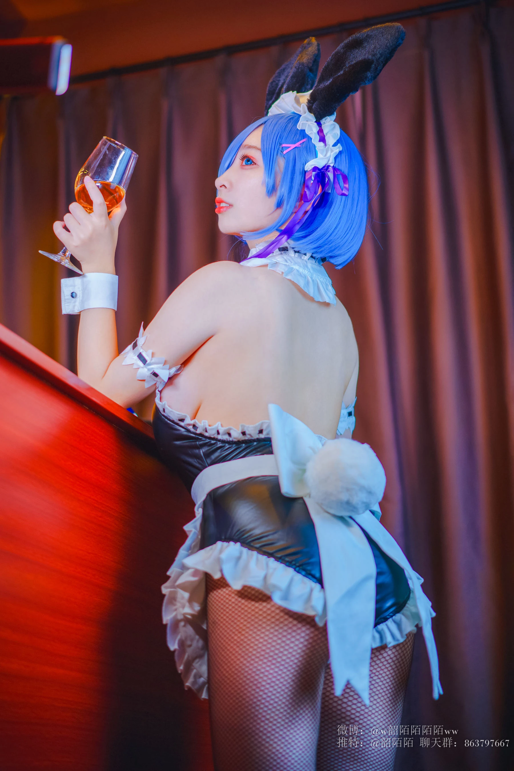 Cosplay美女韶陌陌 雷姆插图5