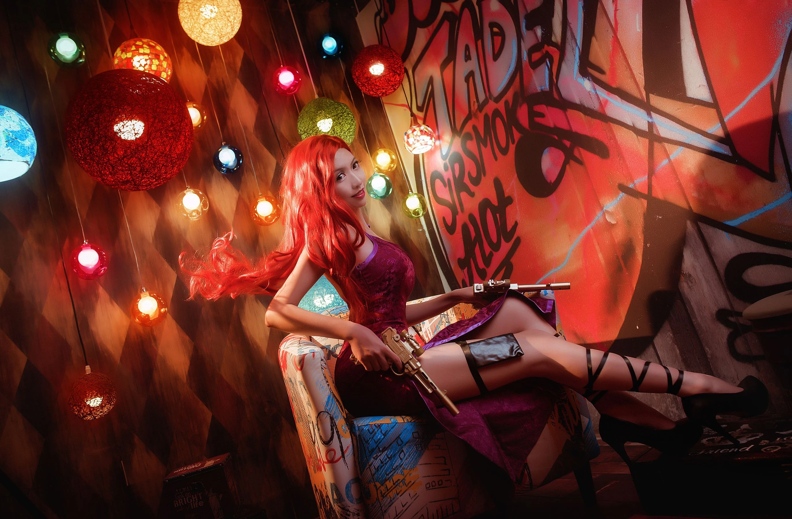 超人气Coser鳗鱼霏儿 – 厄运小姐插图3