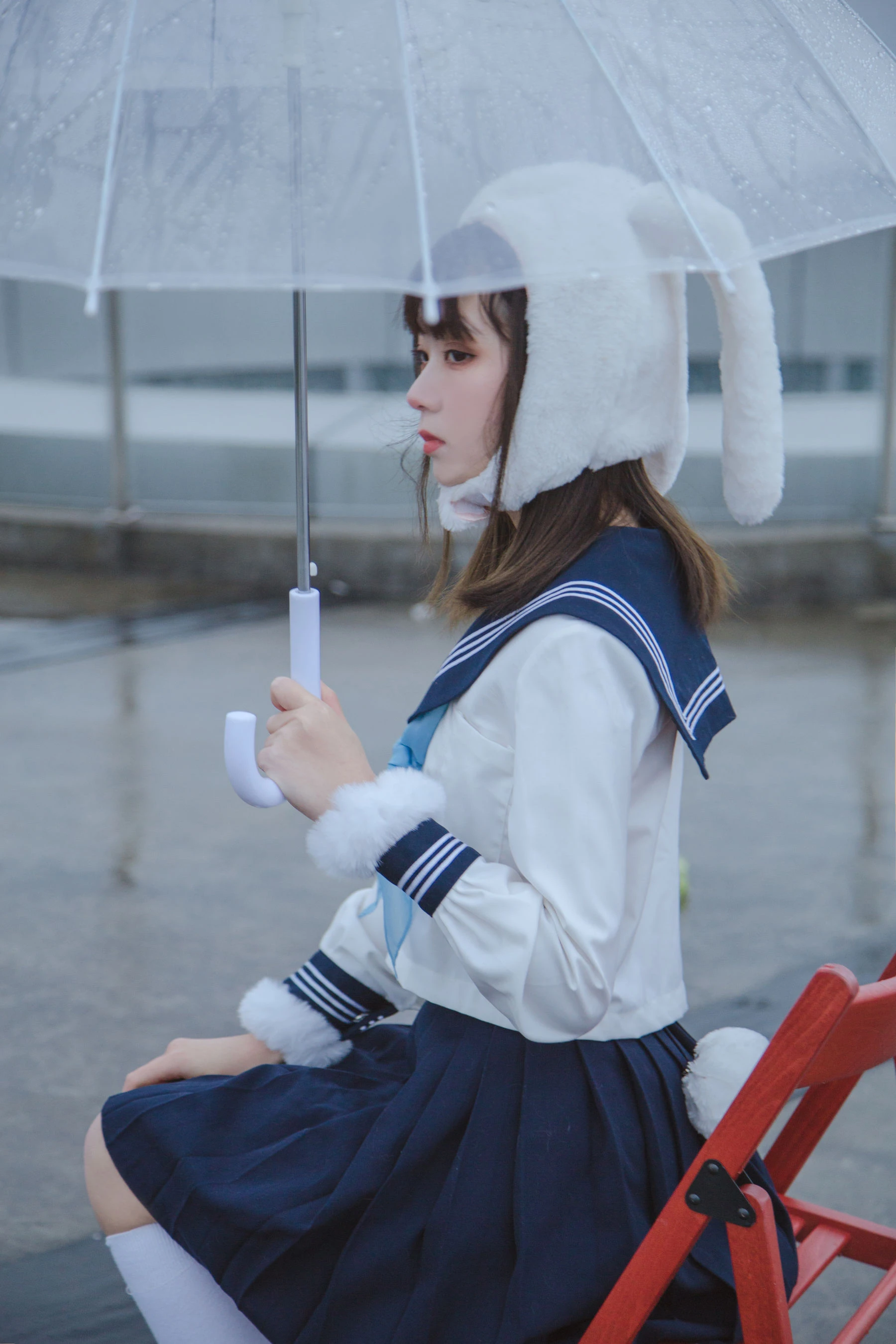 可爱妹子Fushii_海堂 – 兔兔头插图6