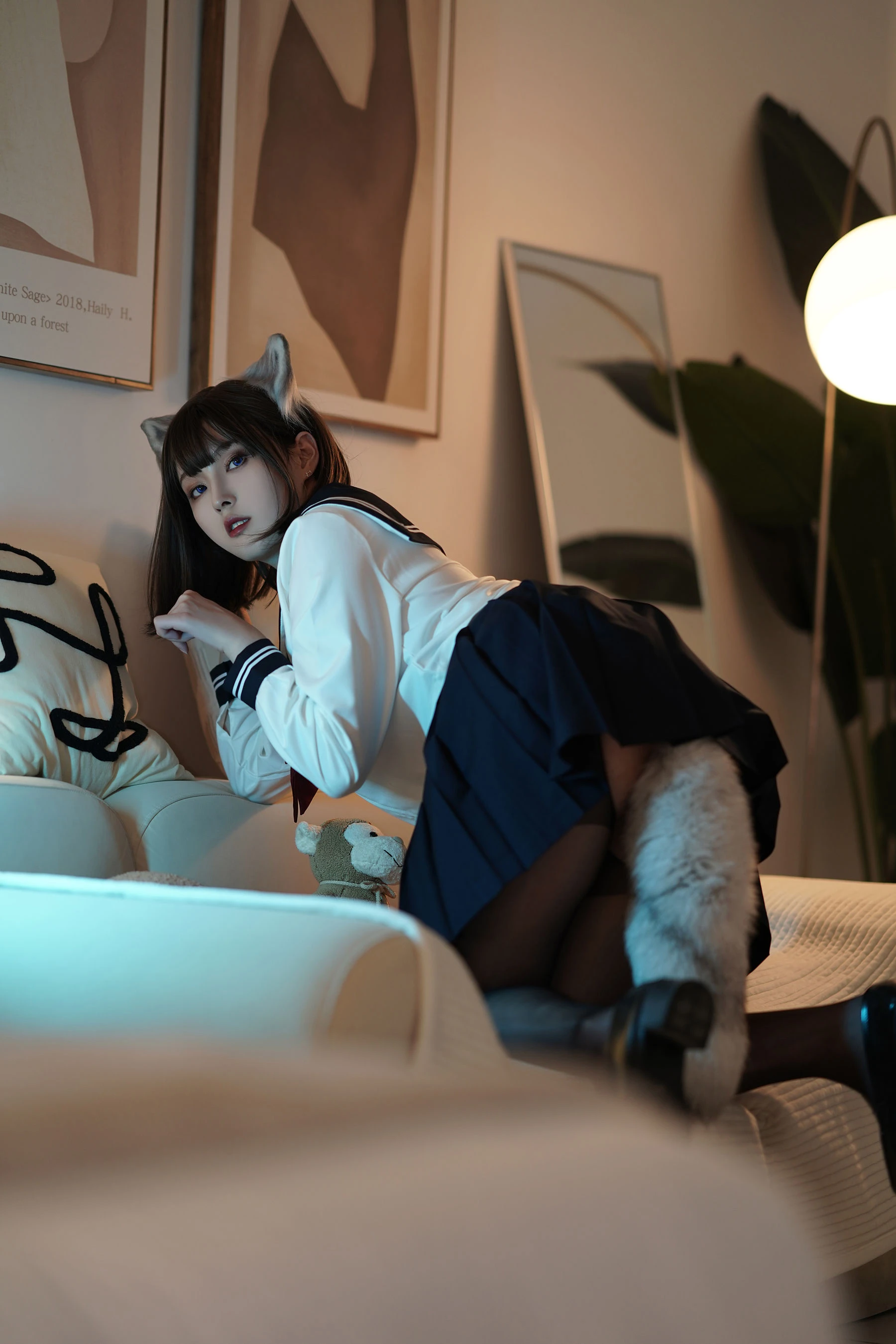 Natsuko夏夏子 – 大尾巴喵插图1