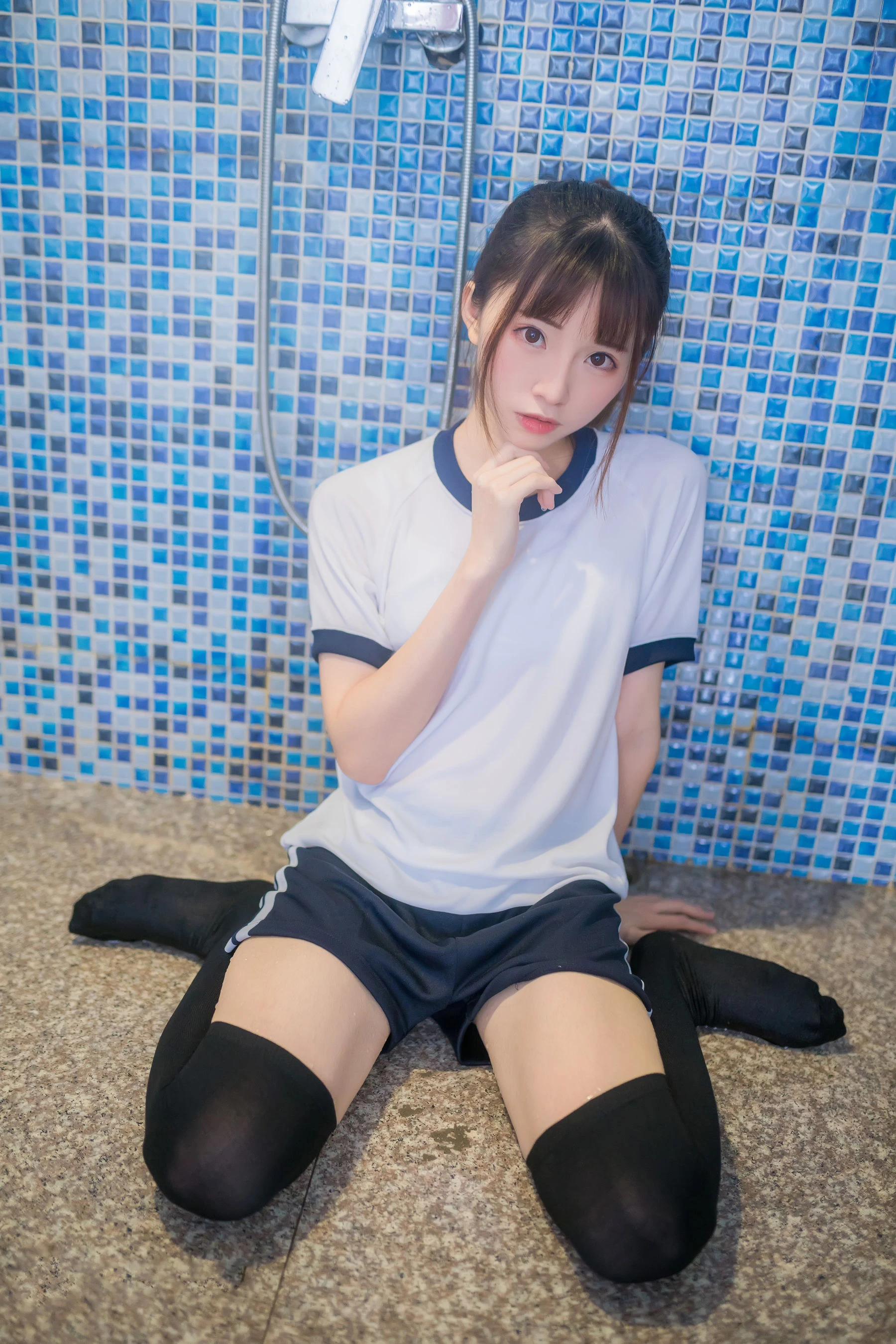 动漫博主Kitaro_绮太郎 – 湿身体操服插图7