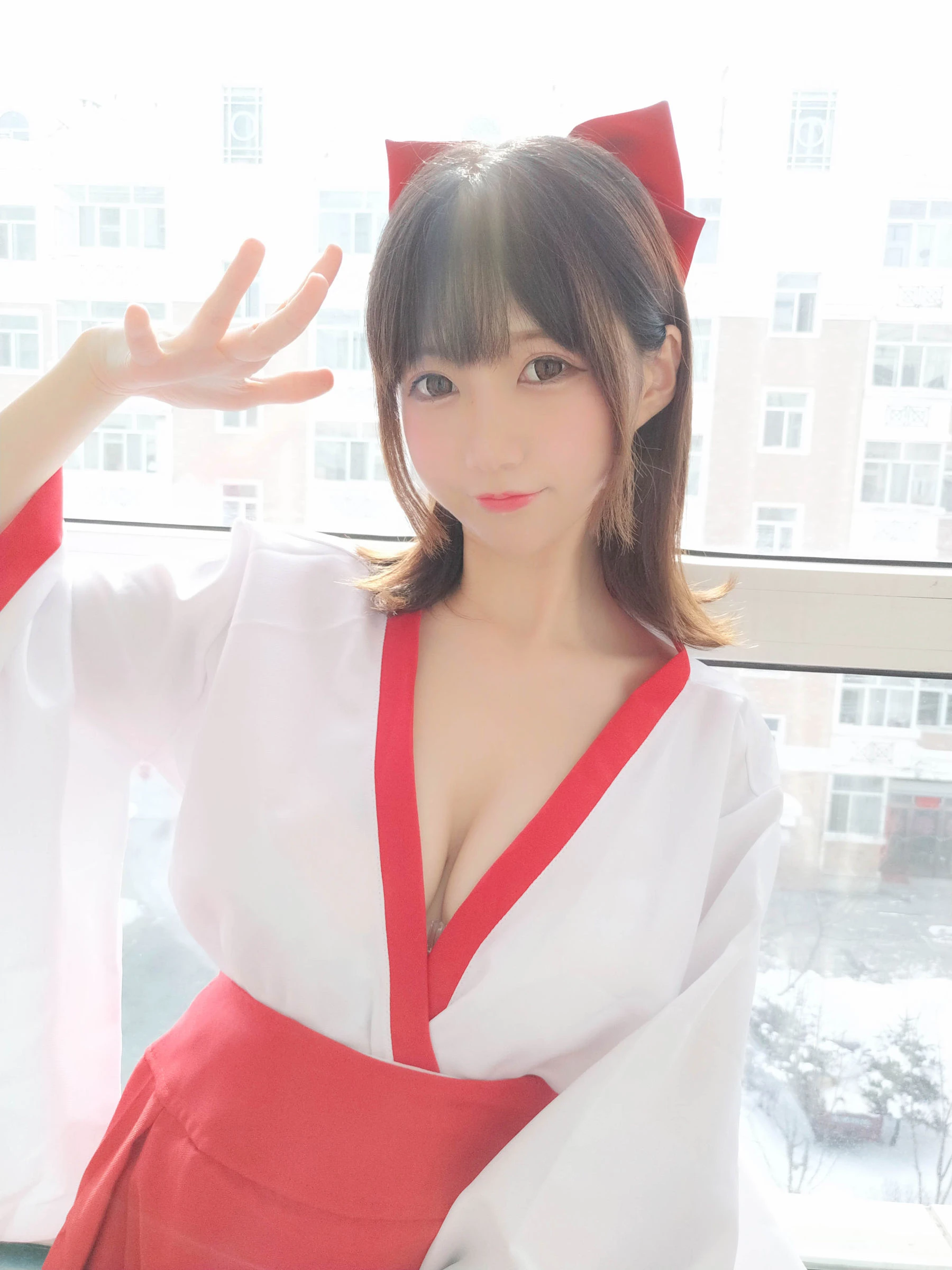 NAGISA魔物喵[fantia] かわいい巫女さん!!(′?｀)?插图6