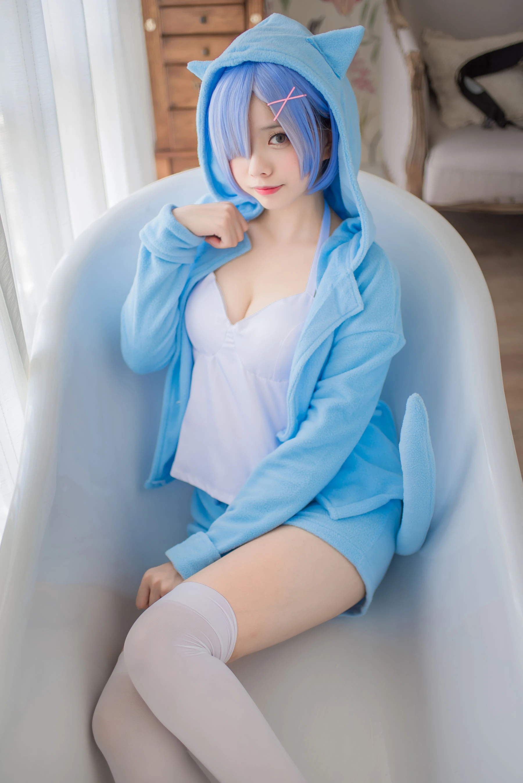 萌系小野妹子w 蕾姆 蓝色精灵插图1