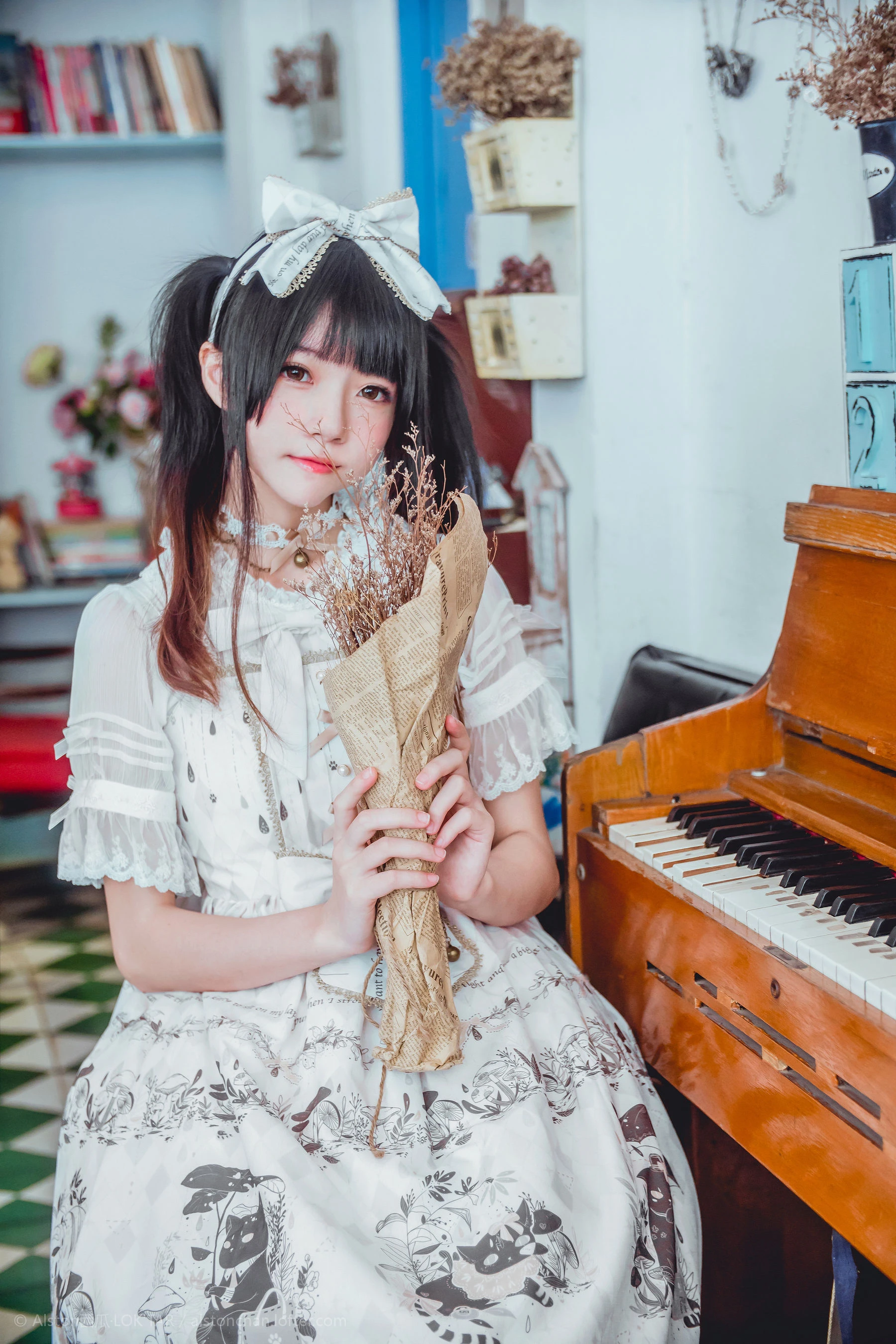 桜桃喵 雨中的猫插图7