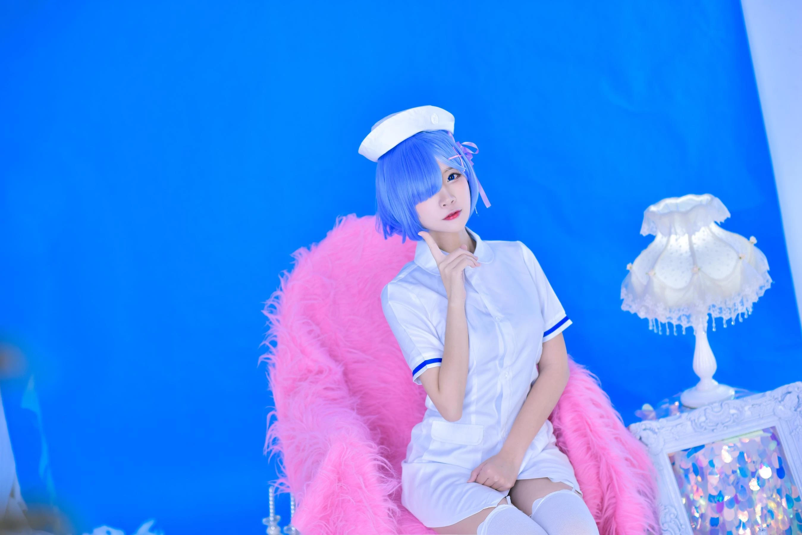 人气Coser二佐Nisa 蕾姆护士插图4