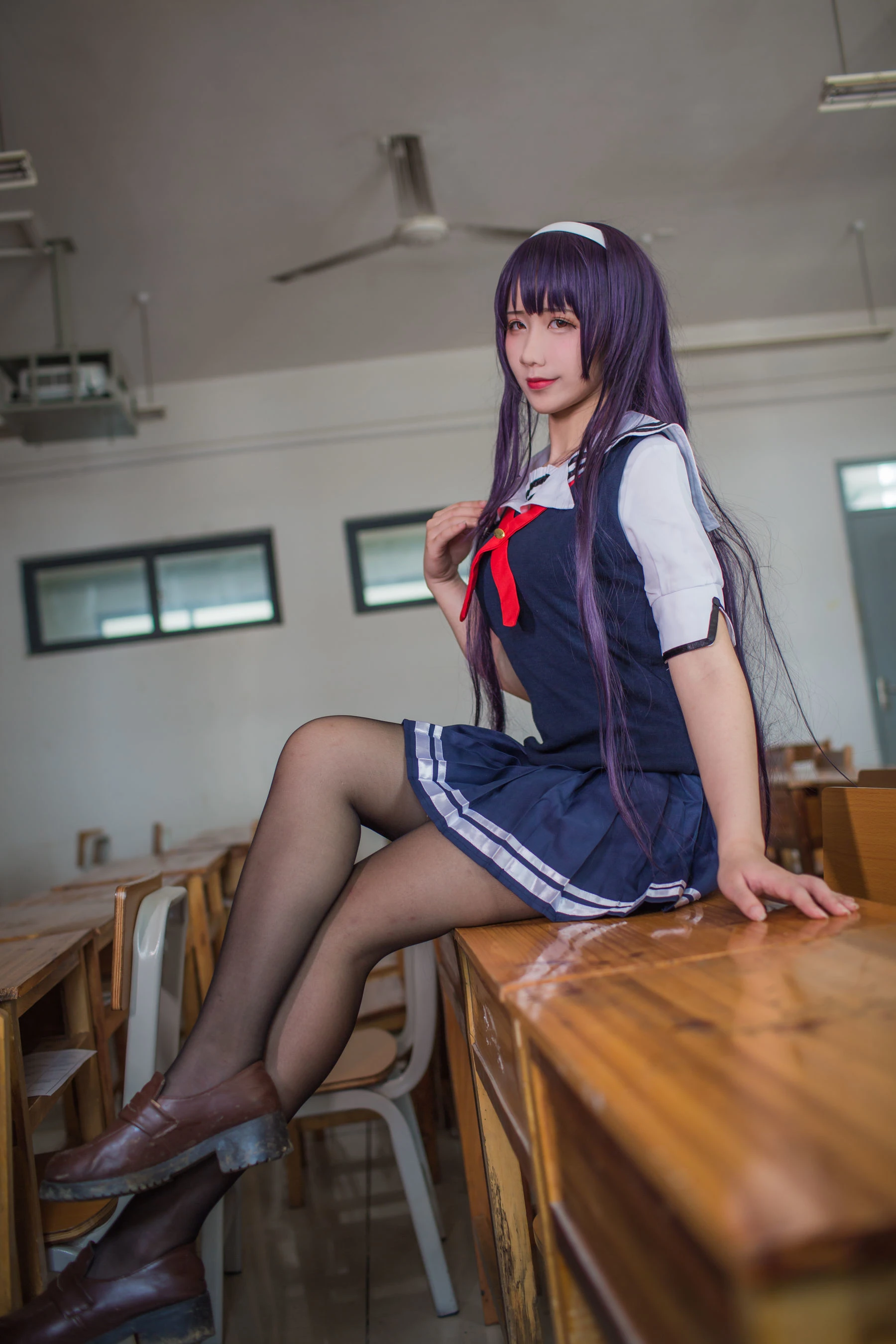 动漫博主九曲Jean – 霞之丘诗羽夏季校服插图7