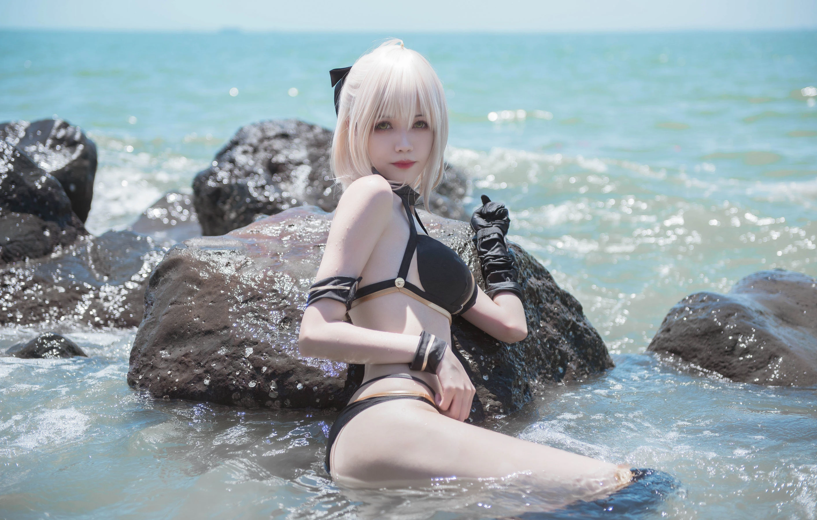 小妖精你的负卿 – 冲田总司泳装插图2