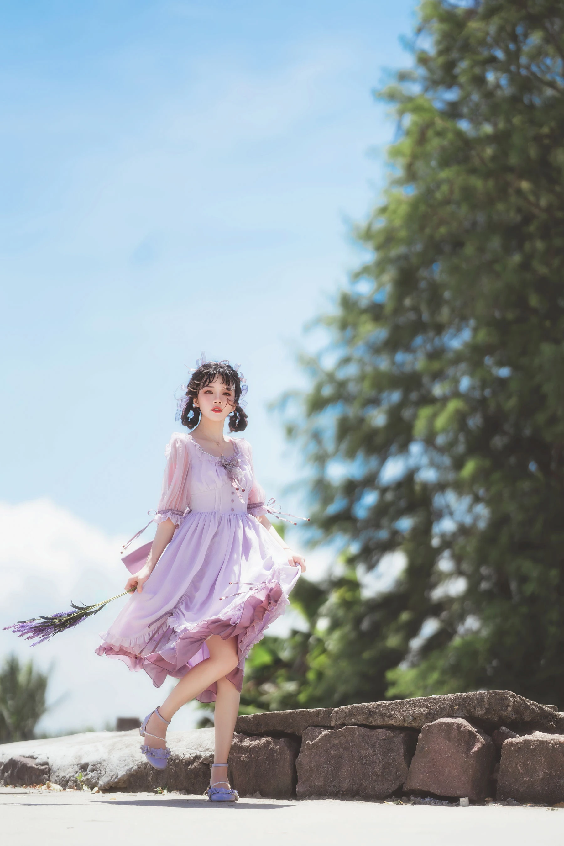 桜桃喵 – 少女之紫萱插图3