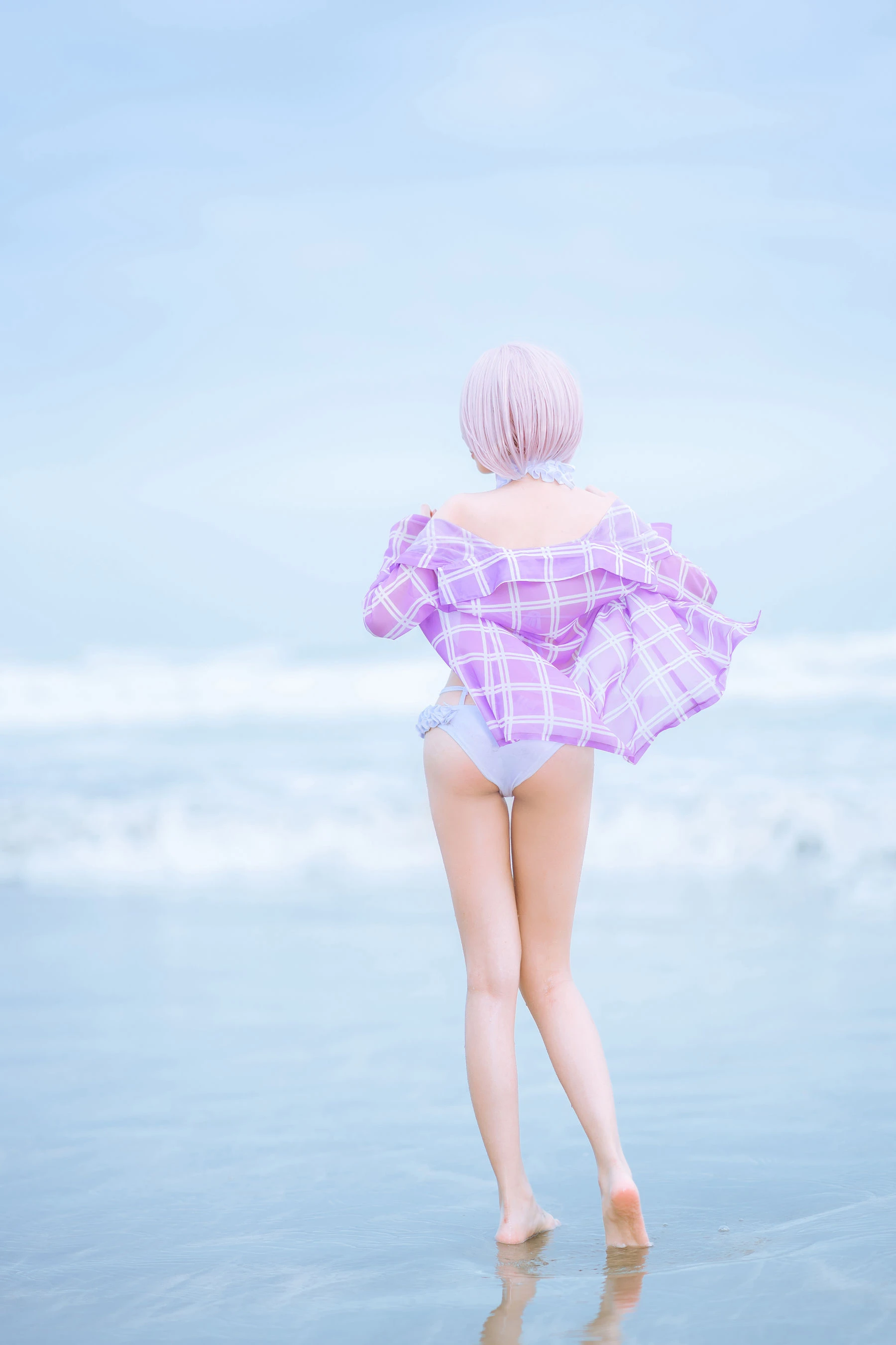 动漫博主果咩酱w – 海边玛修插图6