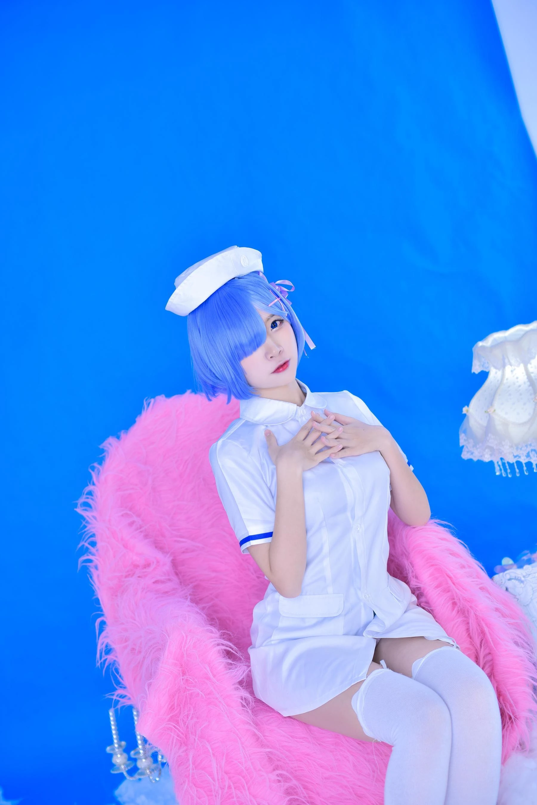 人气Coser二佐Nisa 蕾姆护士插图3