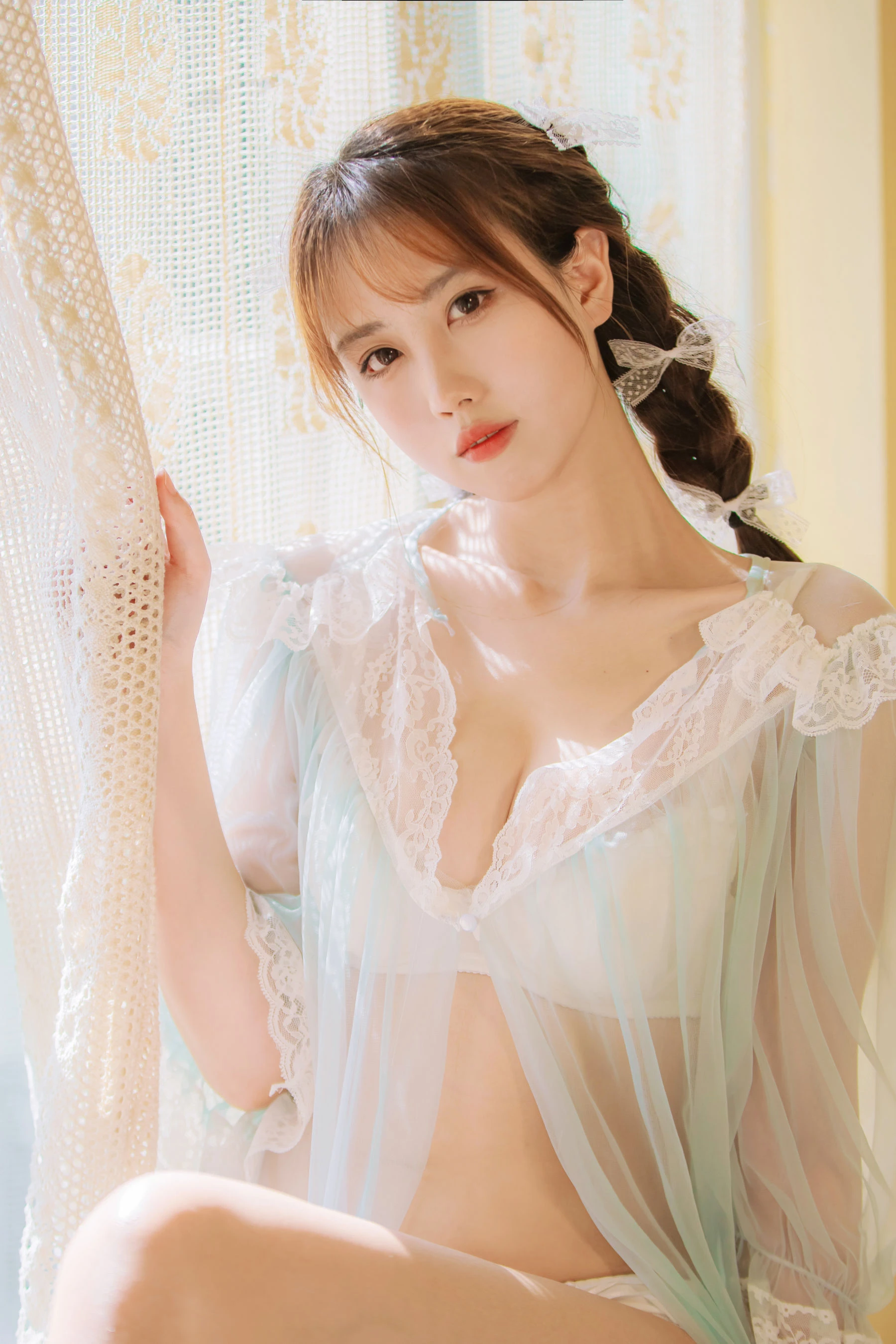 次元少女念雪ww – 蓝纱衣插图2