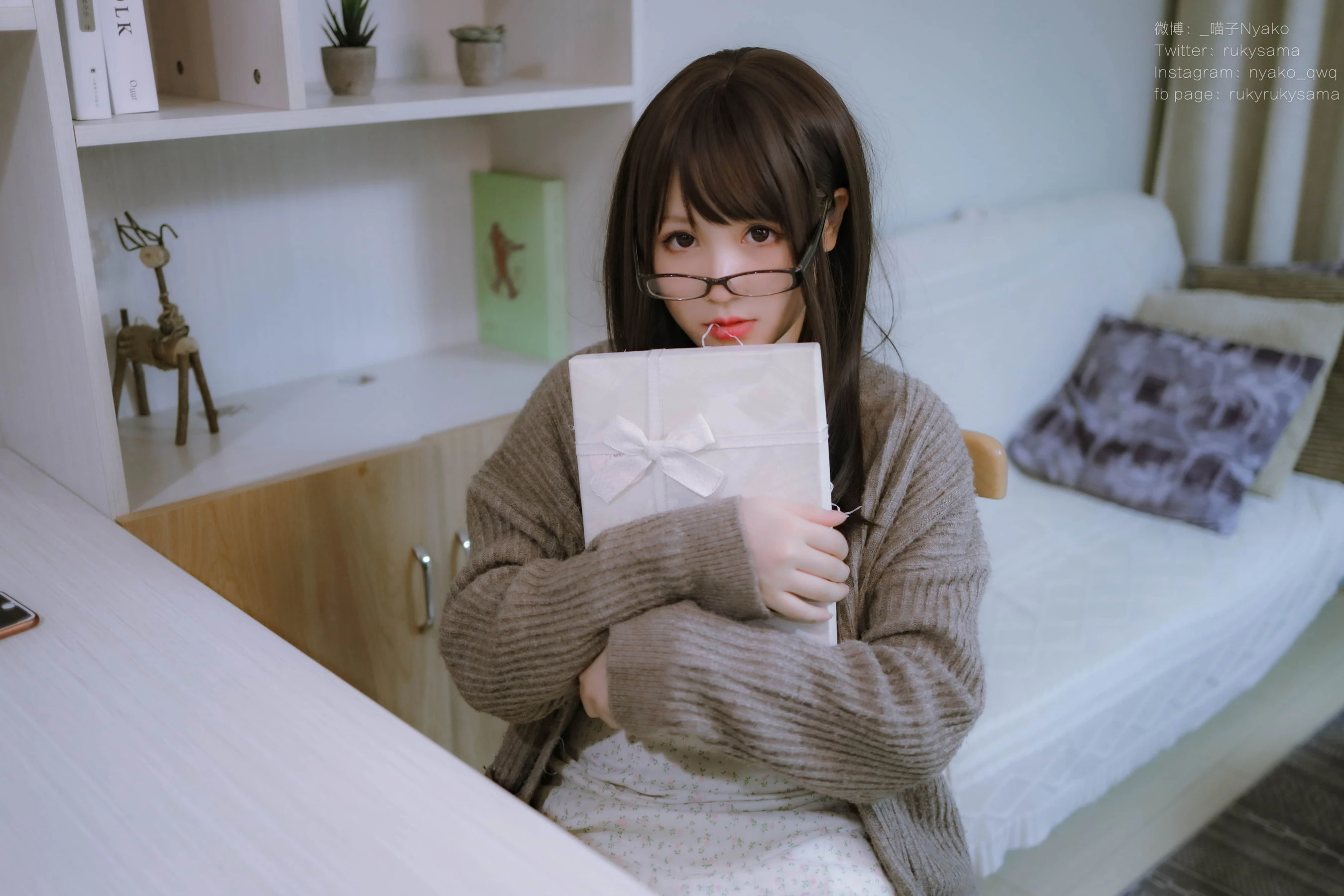 萌妹子Nyako喵子 – 妄想彼女との同棲生活 之 便服系列插图7