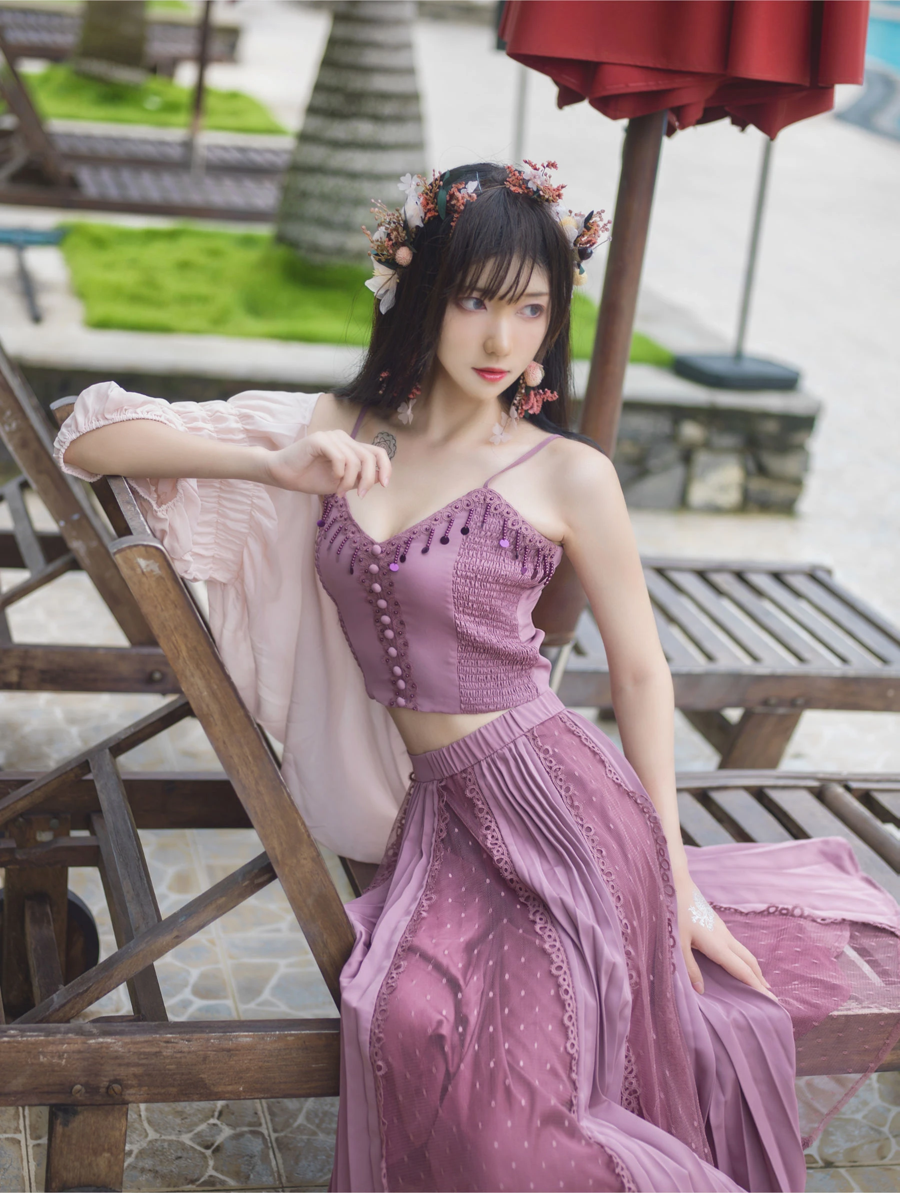 动漫博主南桃Momoko – 紫日常插图1