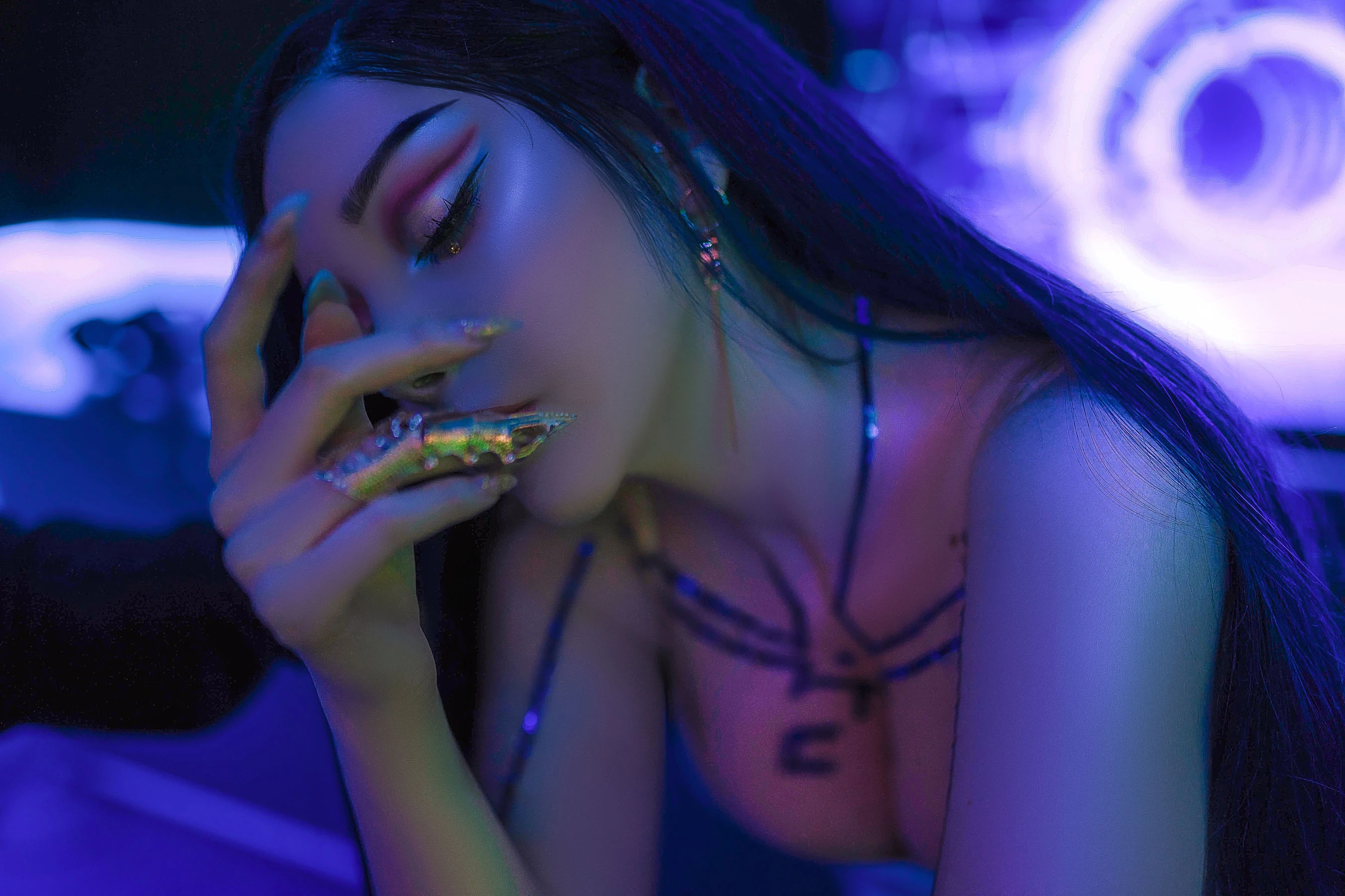 国外美女SayaTheFox – Cyberpunk Dress插图7