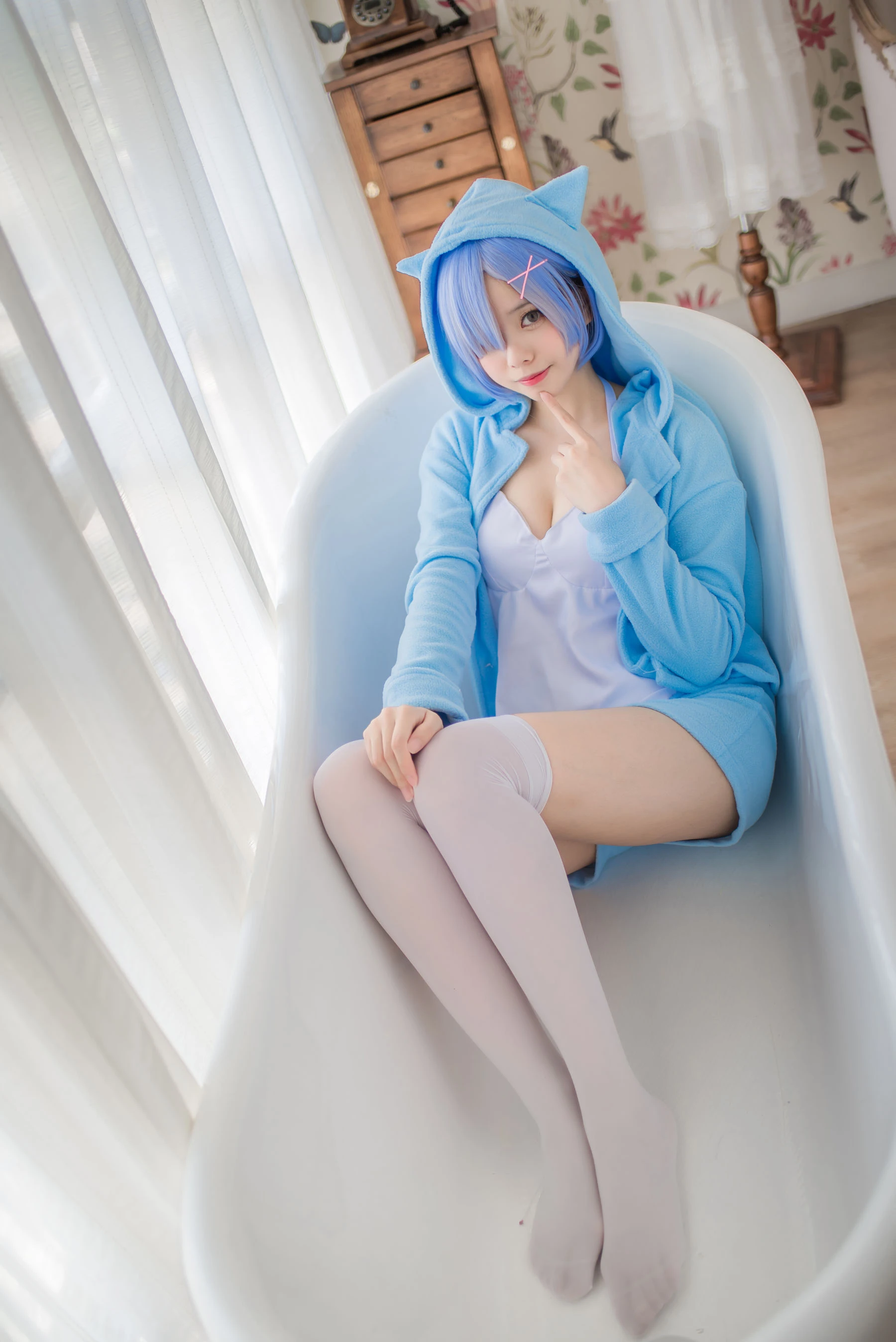 萌系小野妹子w 蕾姆 蓝色精灵插图3