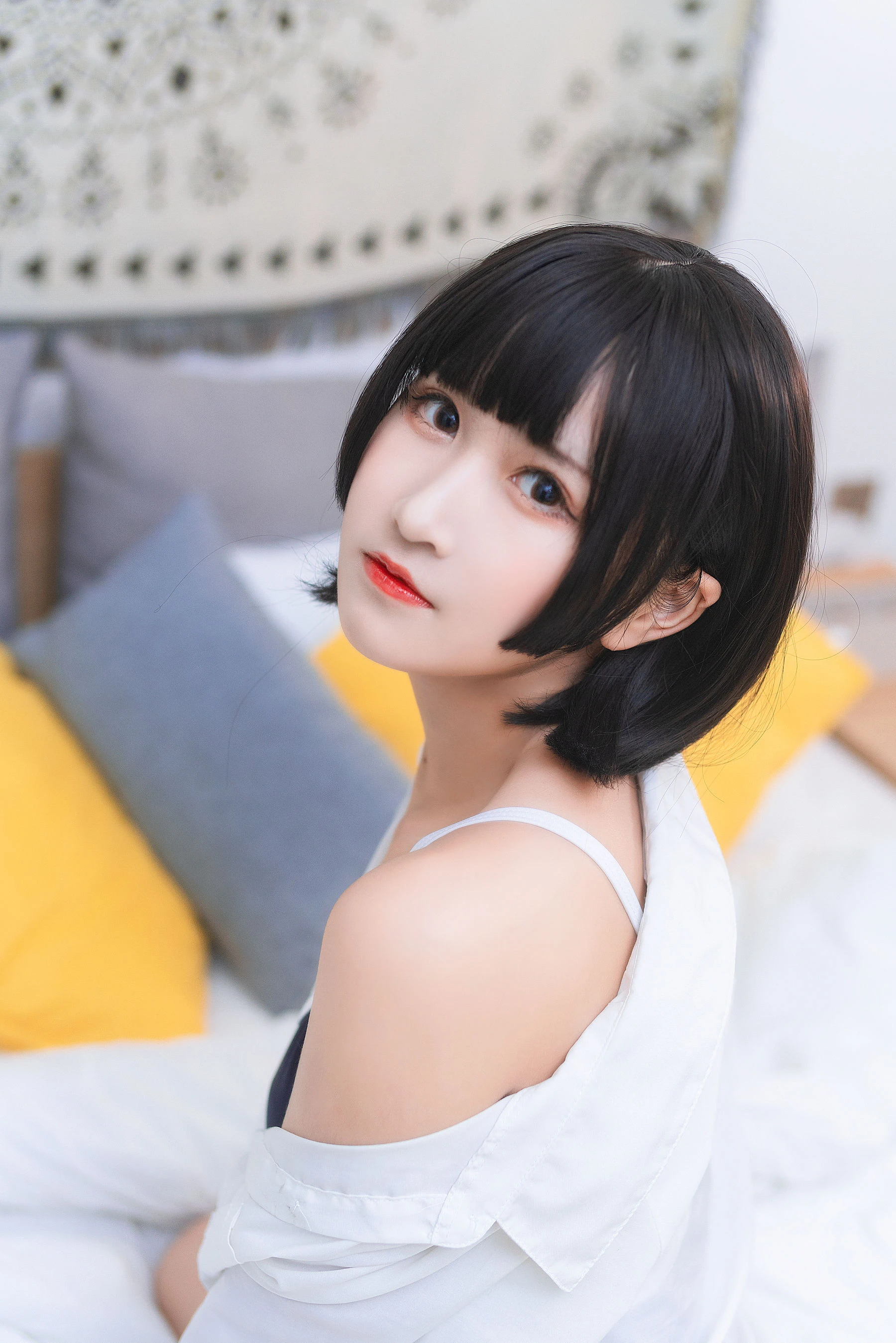 微博妹子三度_69 – 衬衫日常插图1