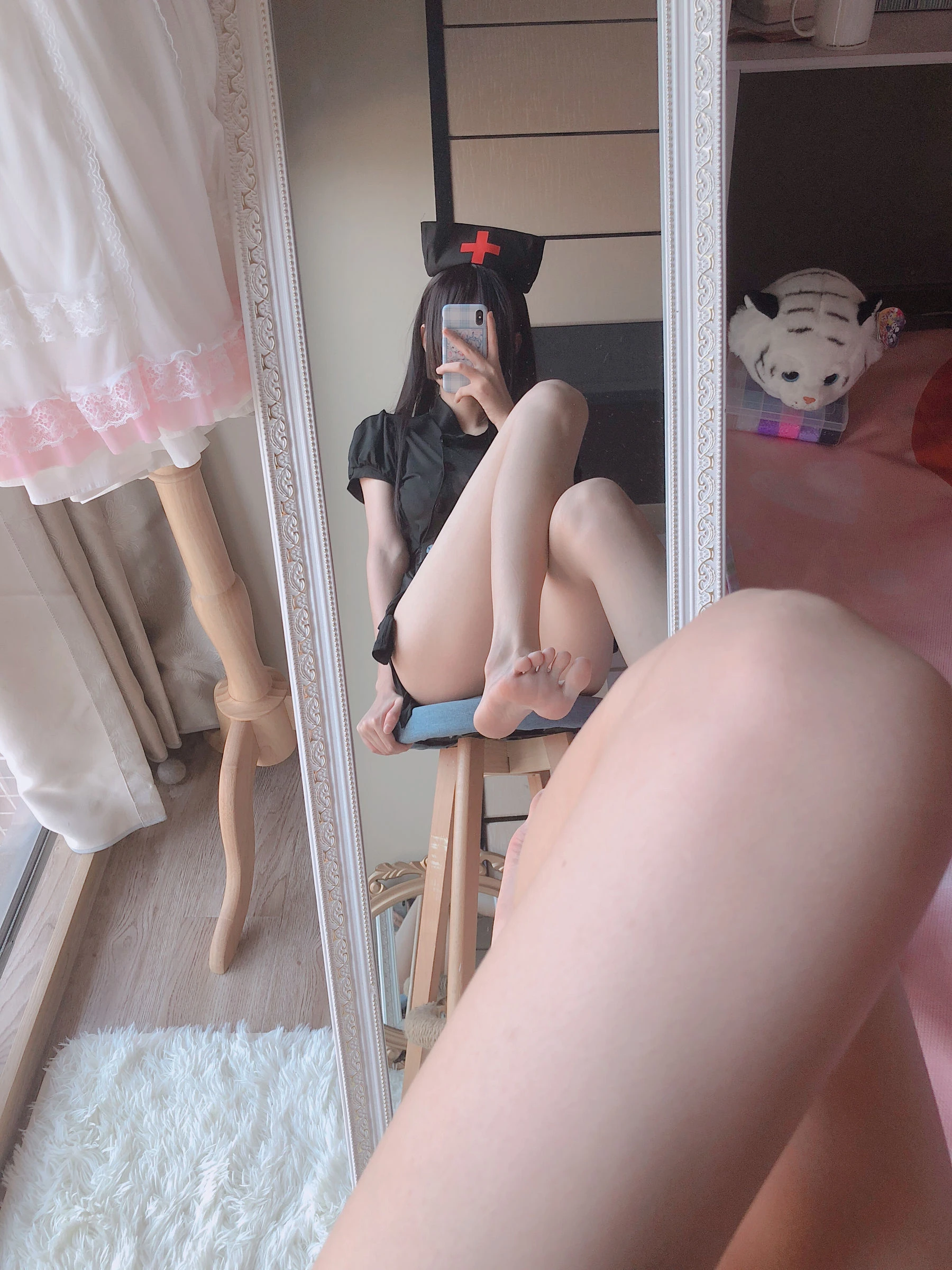 萌妹子眼酱大魔王w – 黑护士插图2