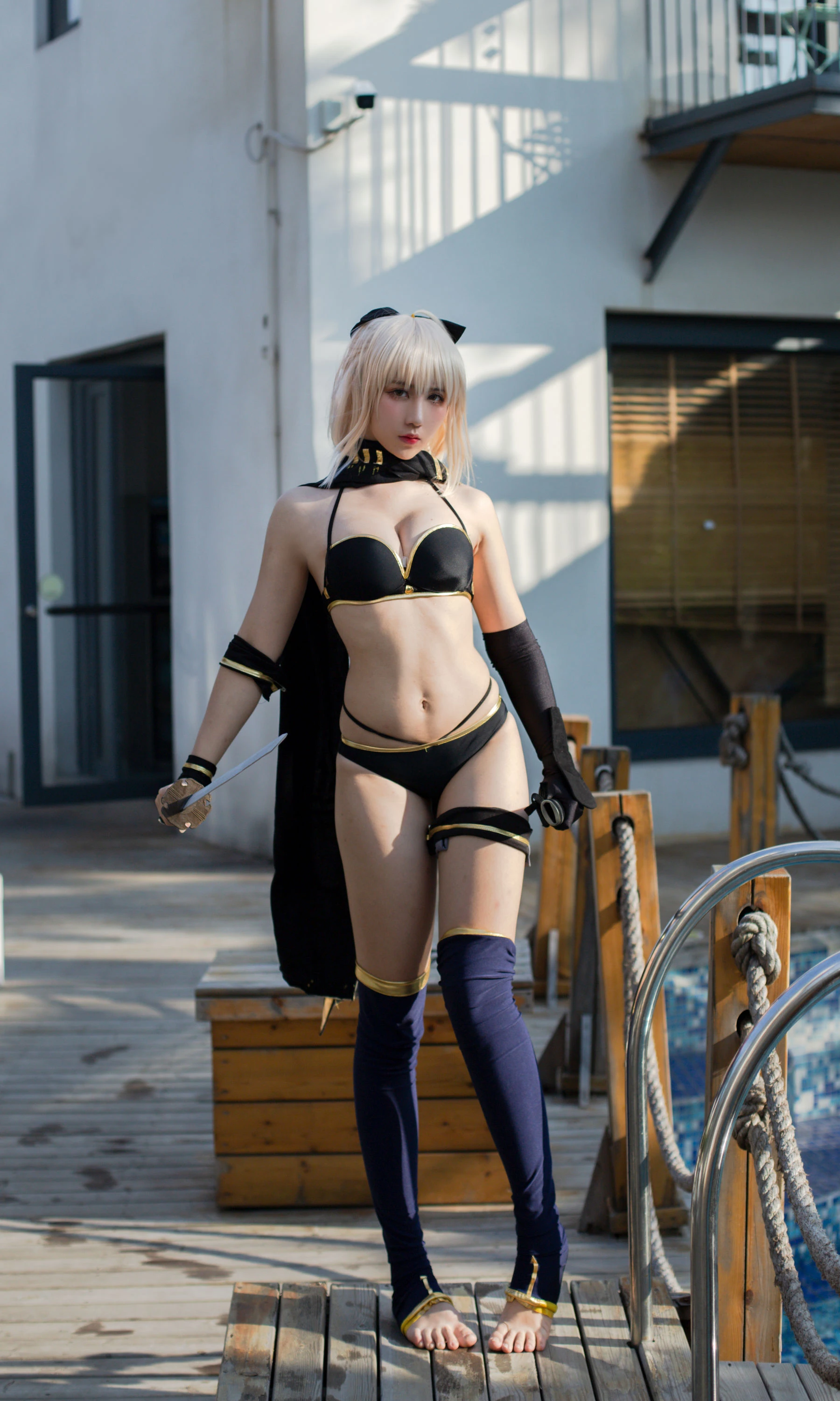 动漫博主九曲Jean – 冲田泳装插图3