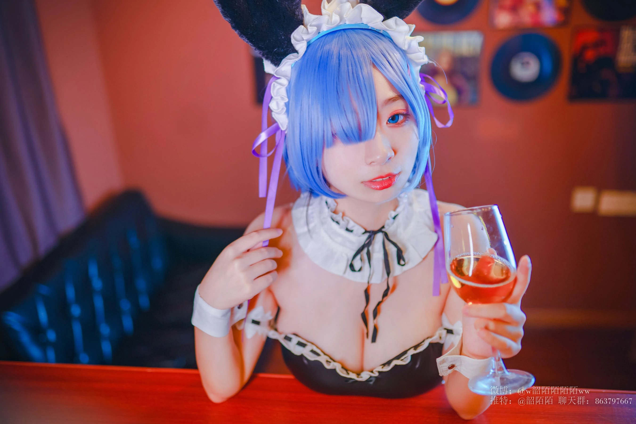 Cosplay美女韶陌陌 雷姆插图6