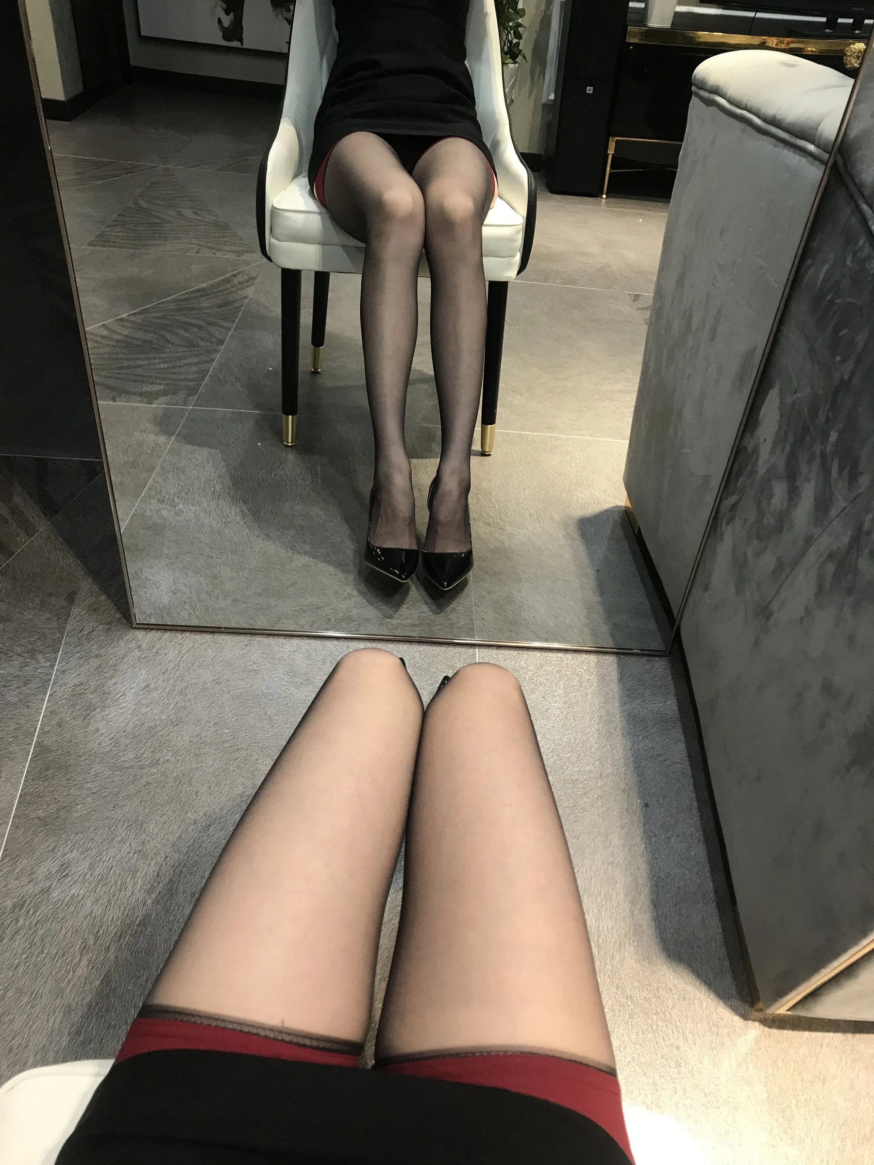 丝足博主麋鹿_Monroe 2020.04.02 黑色丝情插图4