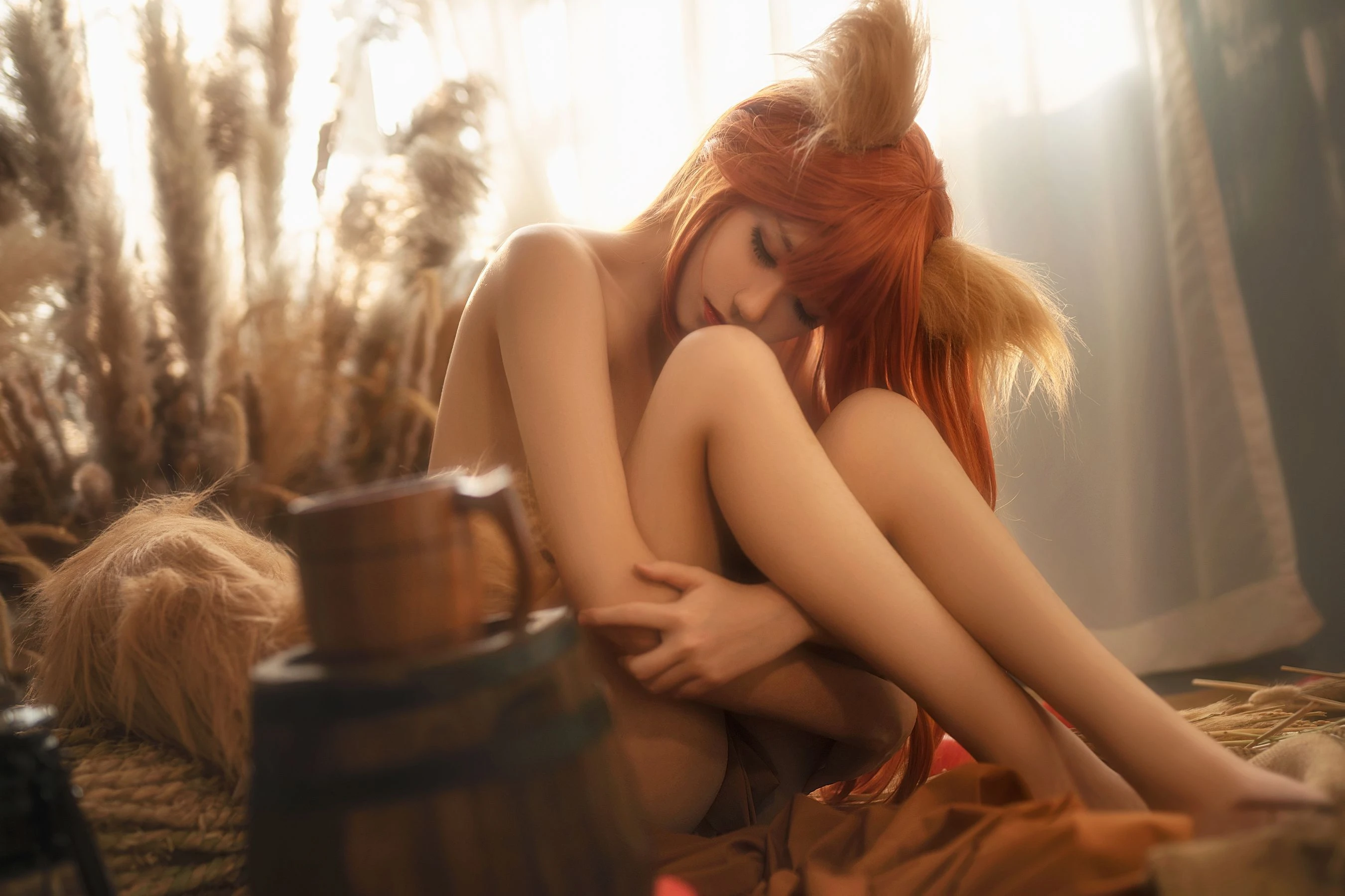 动漫博主南桃Momoko 赫萝裸体插图7