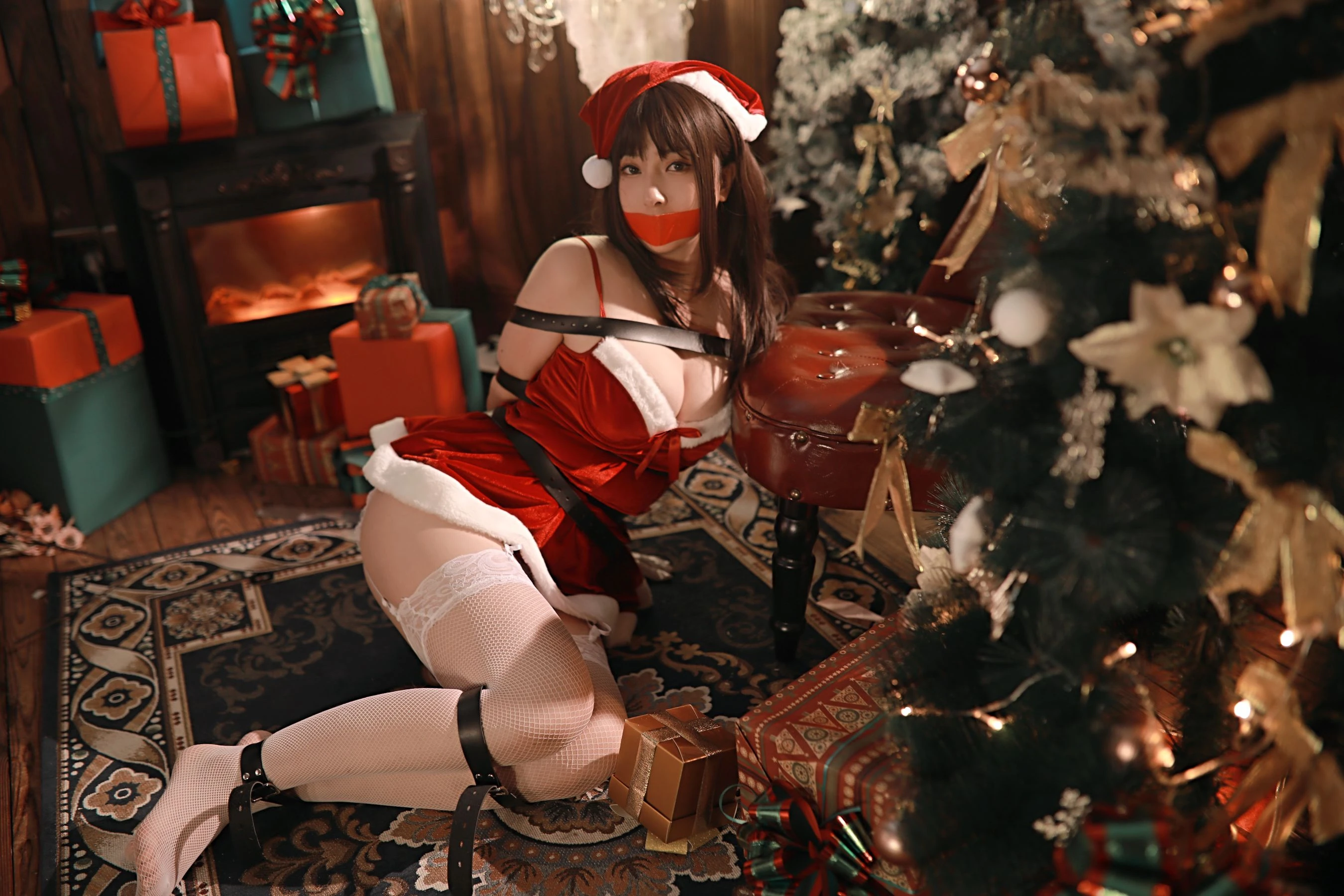 小容仔咕咕咕 – 圣诞礼物×捆绑插图1