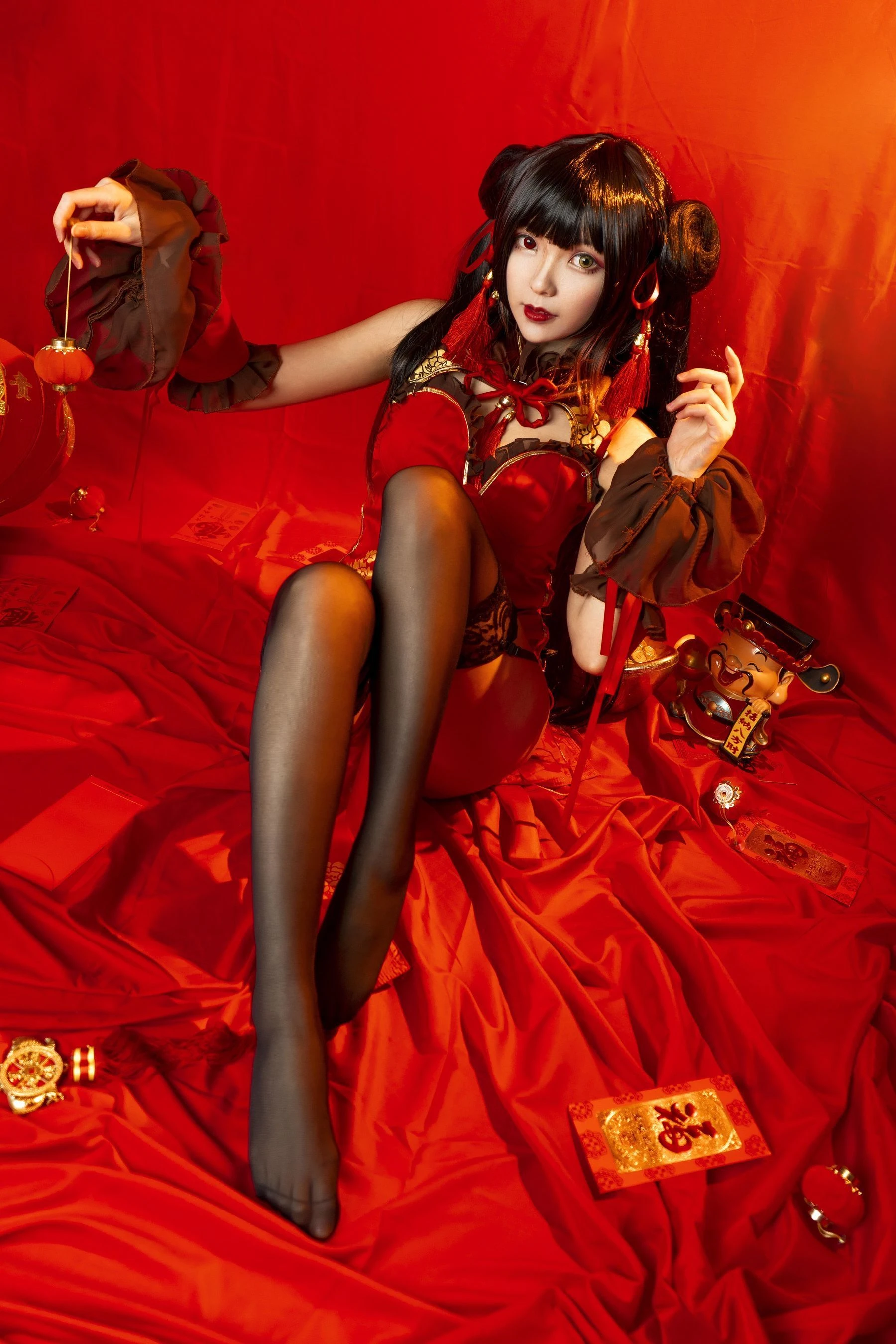 Coser小姐姐妍子坚不可摧 狂三新年插图6