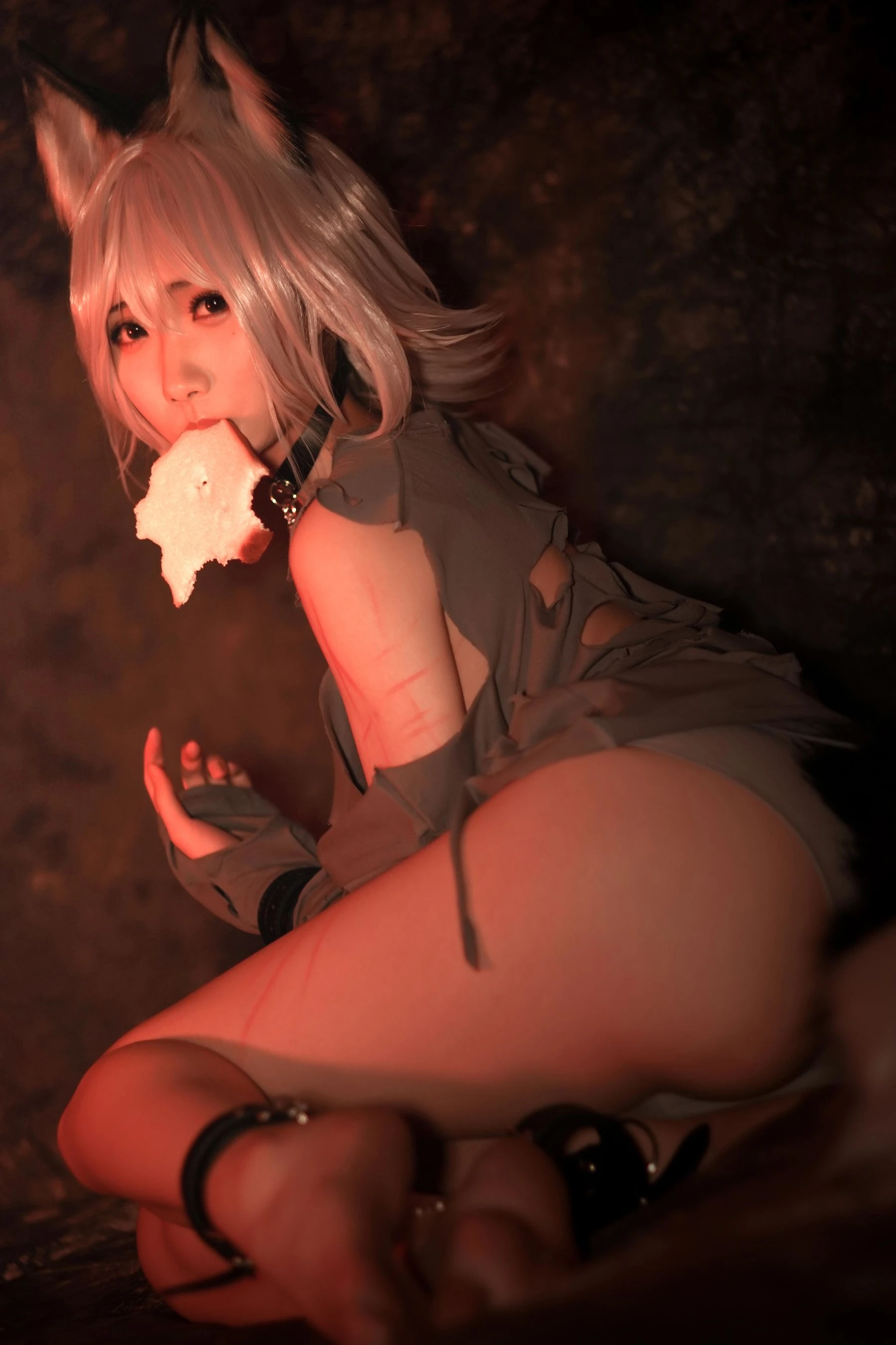 动漫博主曉美媽 – 奴隶狼少女插图5