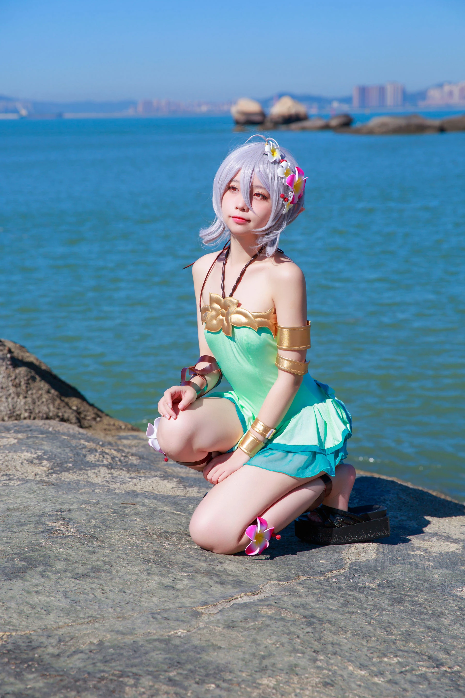 动漫博主G44不会受伤 – 可可萝 泳衣插图3