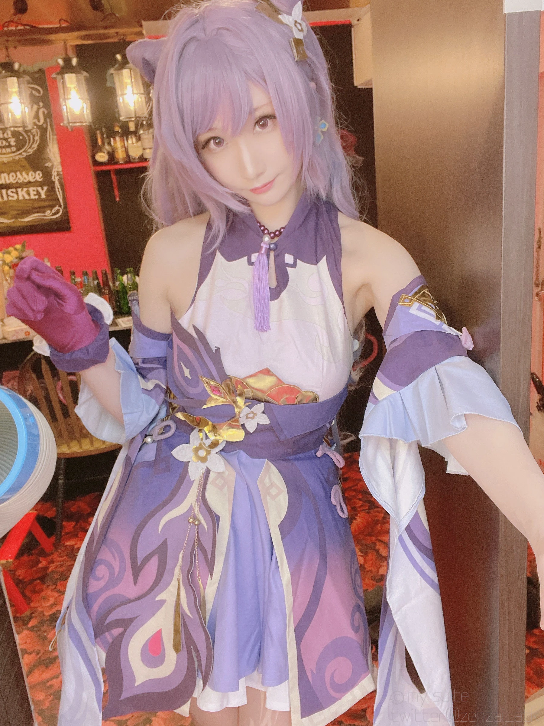 (Cosplay)[my suite] Atsuki あつき – Keqing 刻晴 (Genshin Impact)插图4