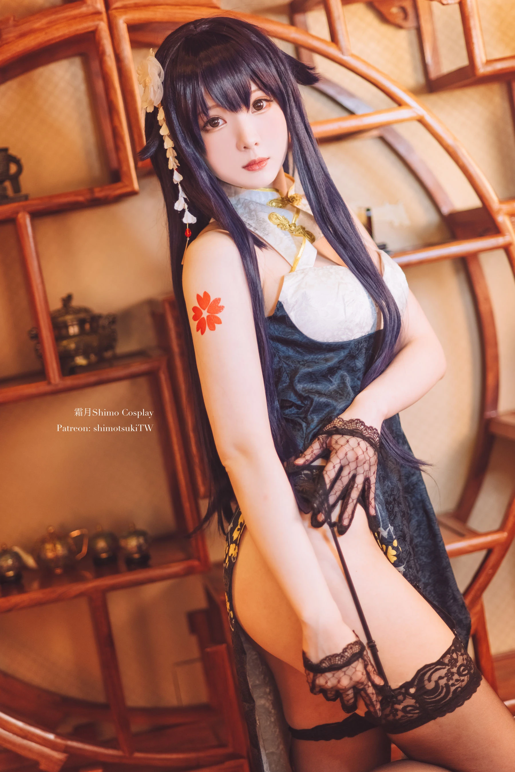 微博妹纸霜月shimo – 碧蓝航线 吾妻旗袍插图6