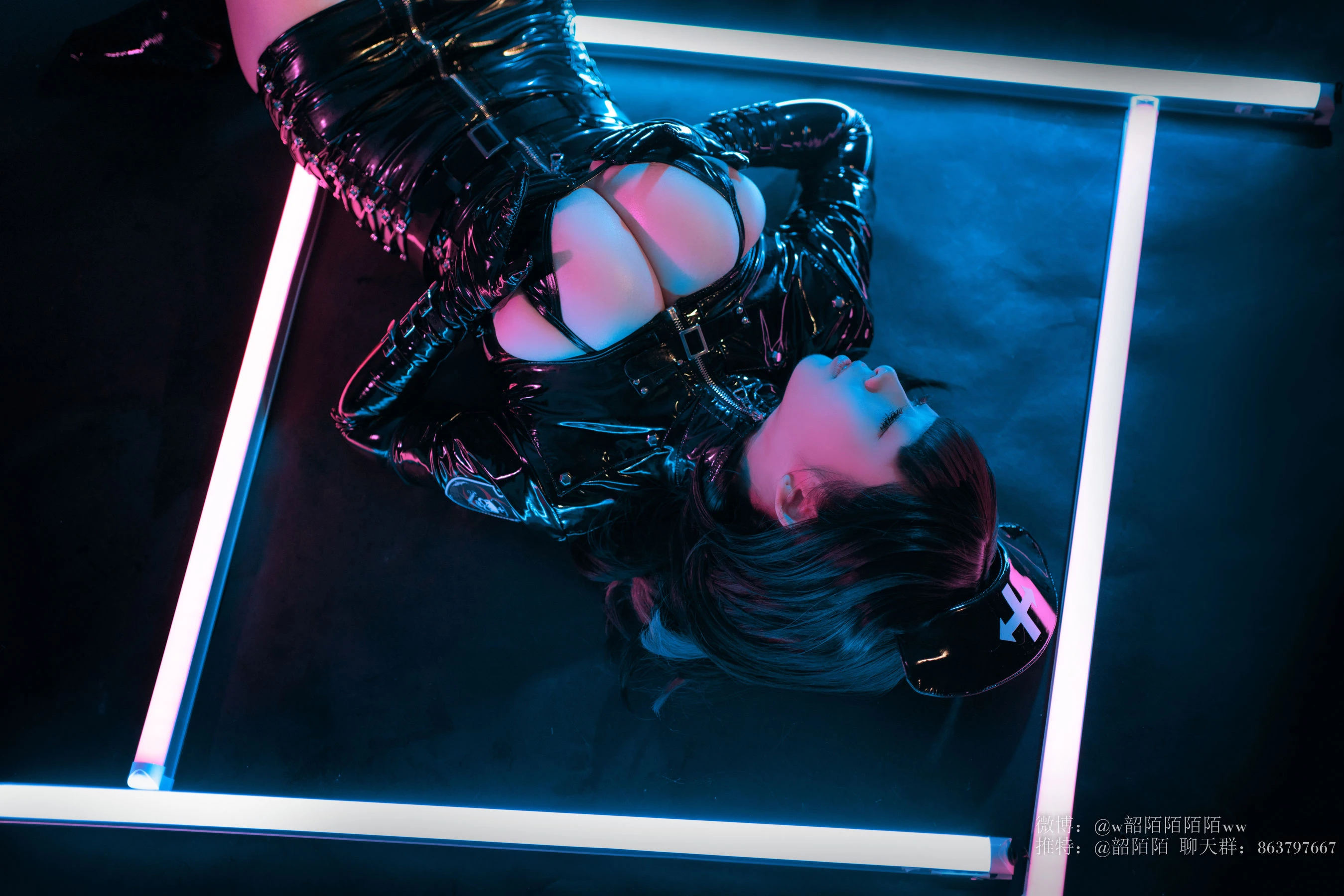 Cosplay美女韶陌陌 暗黑护士插图6