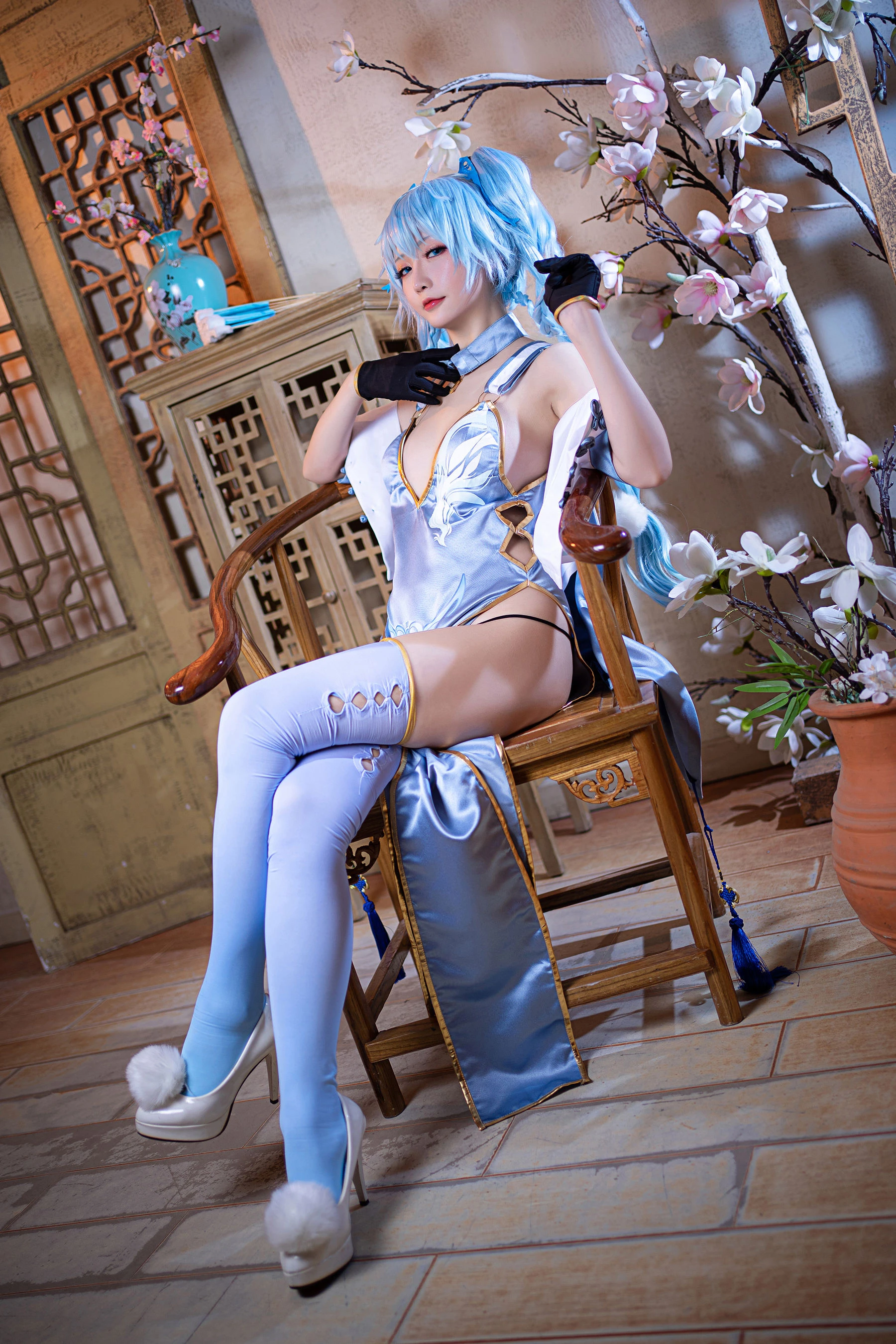 Coser小姐姐星之迟迟 – 秘密花园 PA15翠雀媚插图6