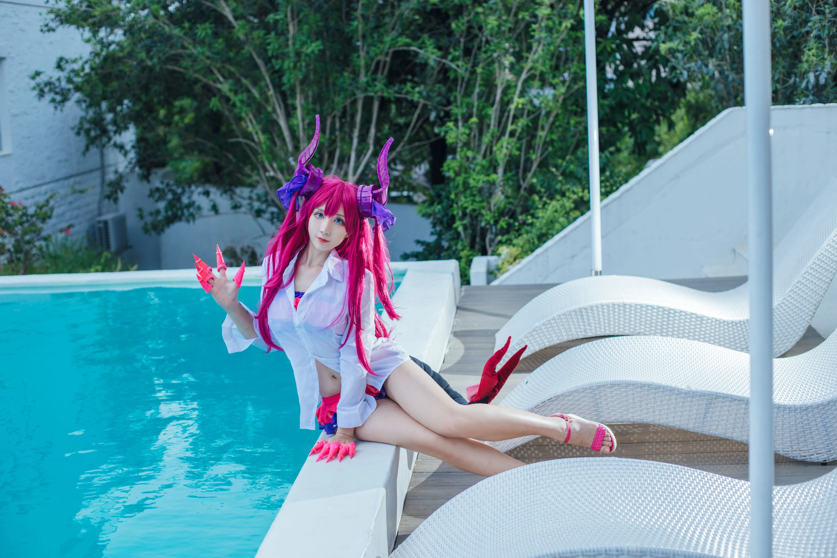 动漫博主九曲Jean – 龙娘泳装插图2