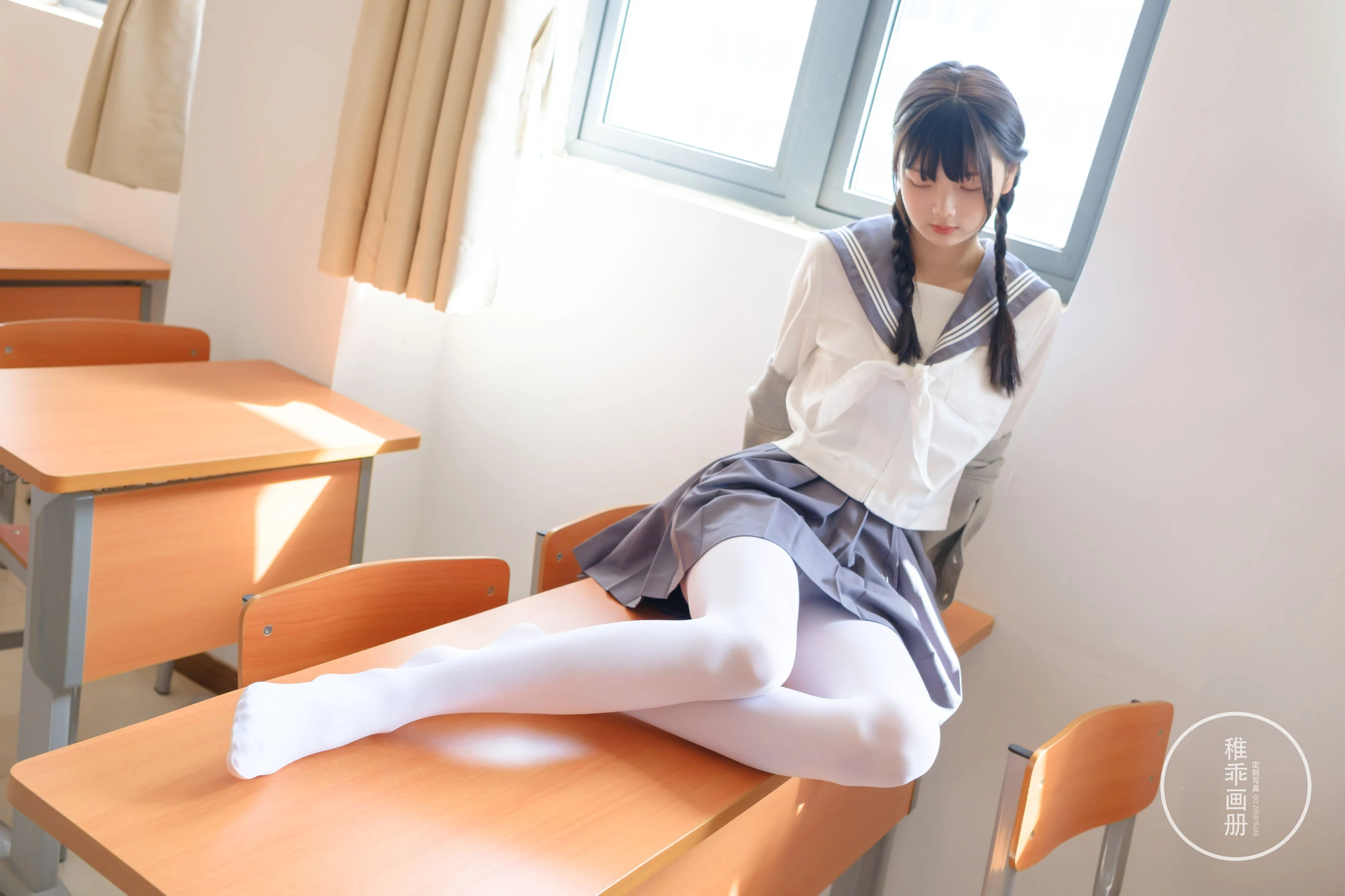 柴系小乖(稚乖画册) – 晴空 赤西夜夜 80D白丝插图6