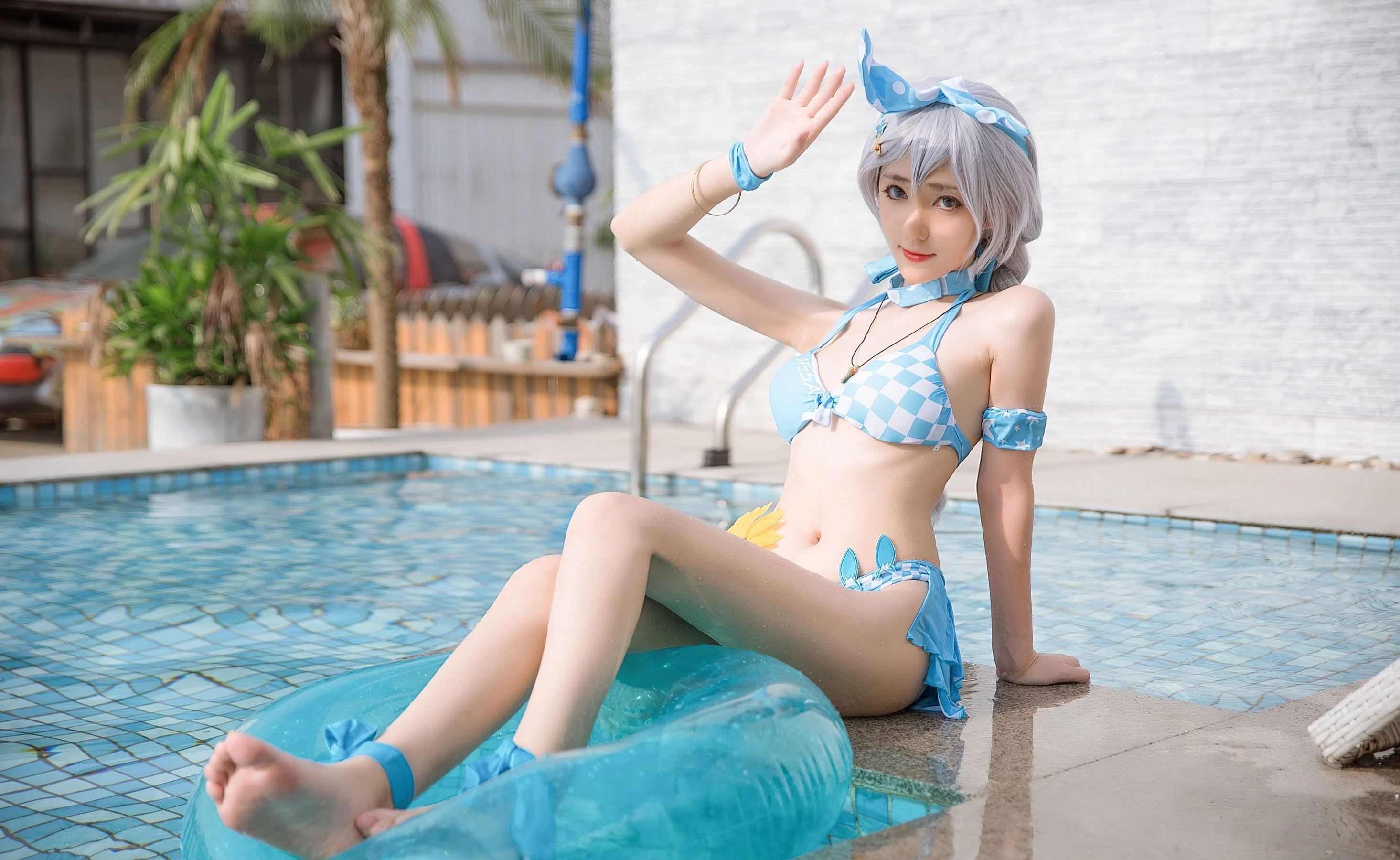 动漫博主南桃Momoko 琪亚娜泳装插图2