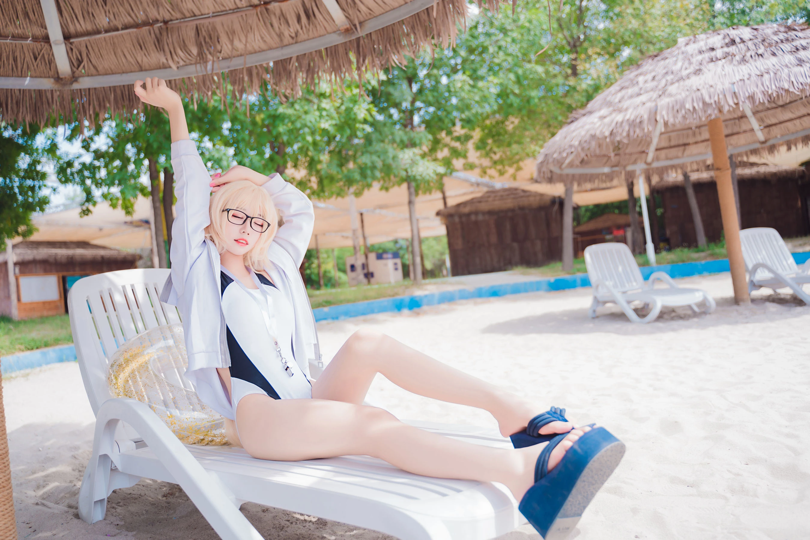 猫君君MaoJun – 贞德竞技泳装插图4