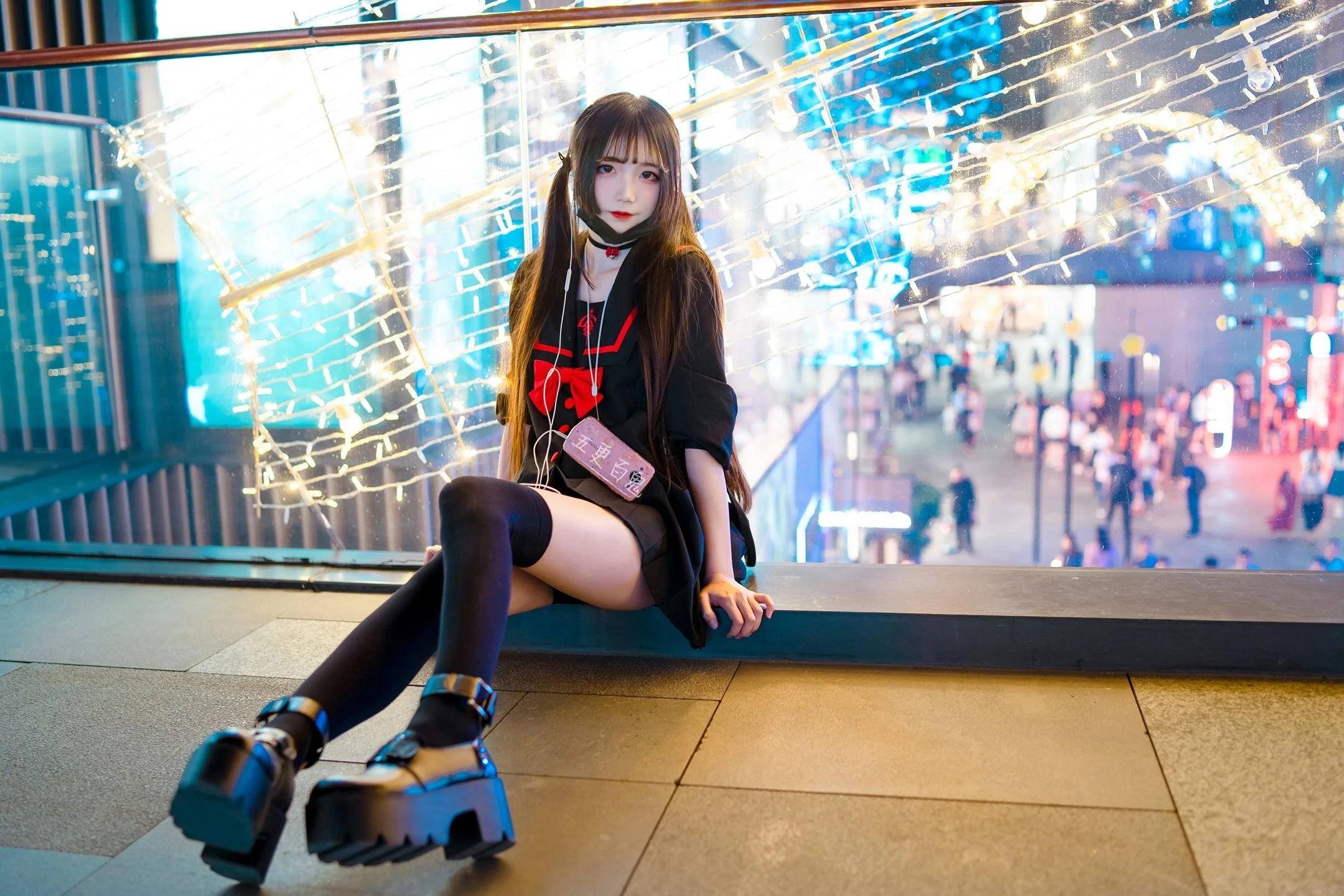 清纯少女五更百鬼 制服插图1