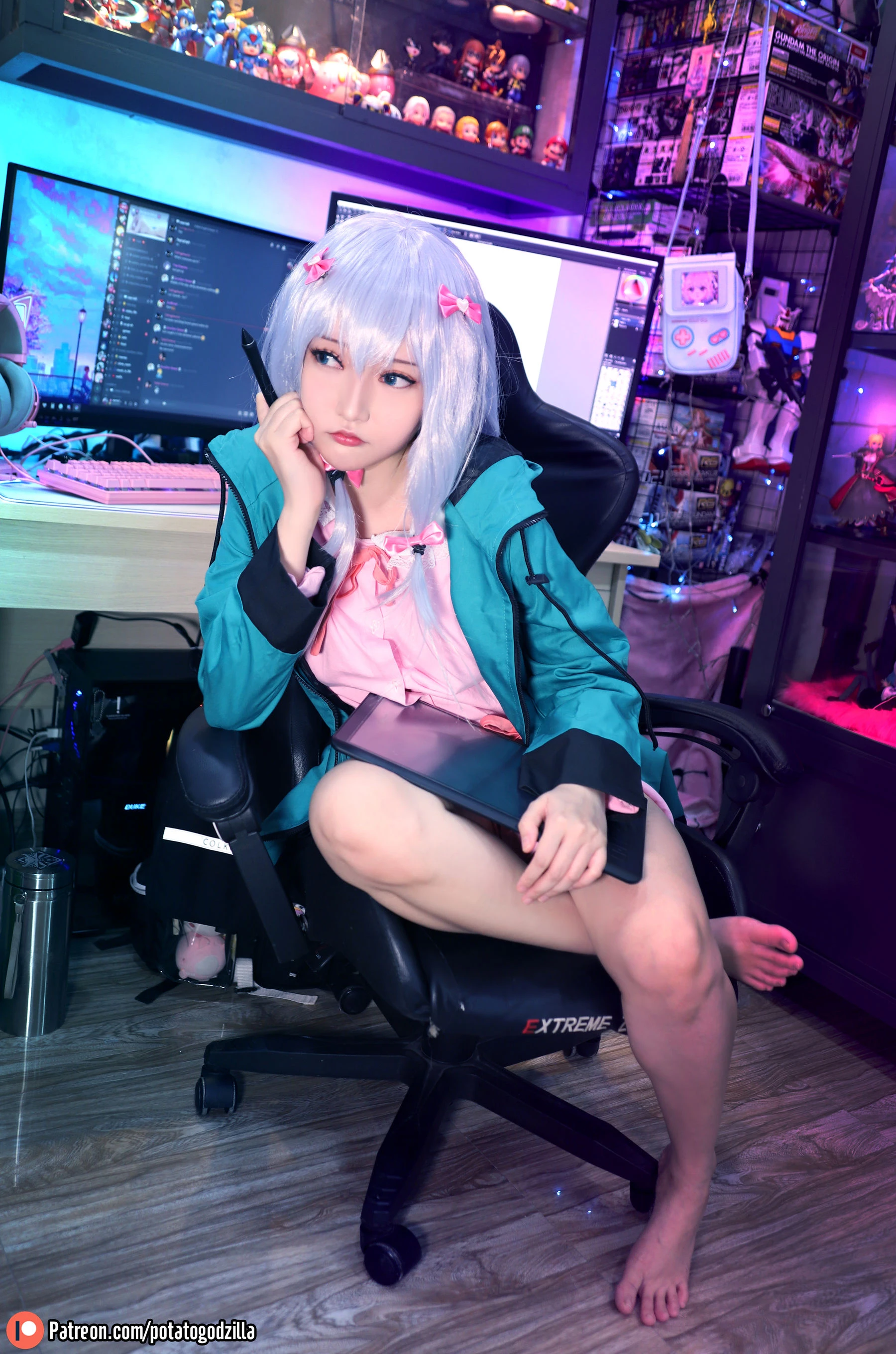 Coser小姐姐Potato Godzilla – Sagiri插图2