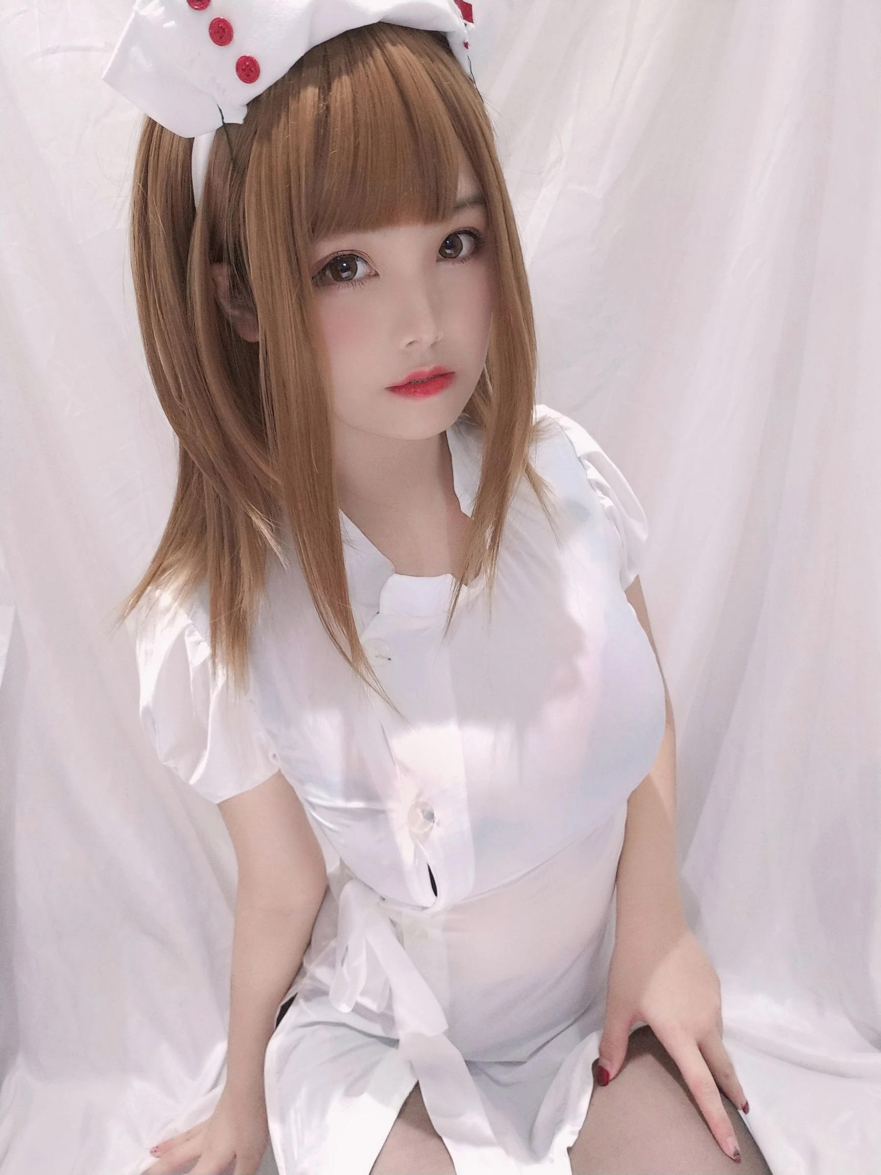 萌系小姐姐蜜汁猫裘 – 小护士插图4