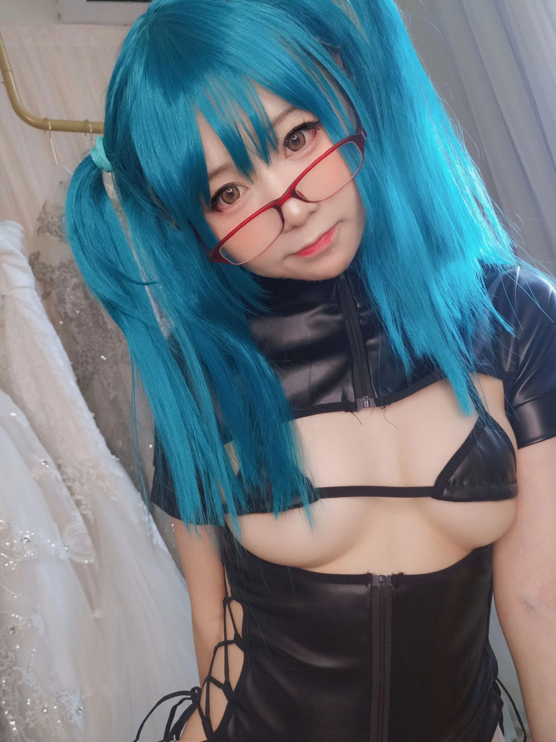 萌妹子Coser摇摇乐yoyo fantia 皮衣少女插图7