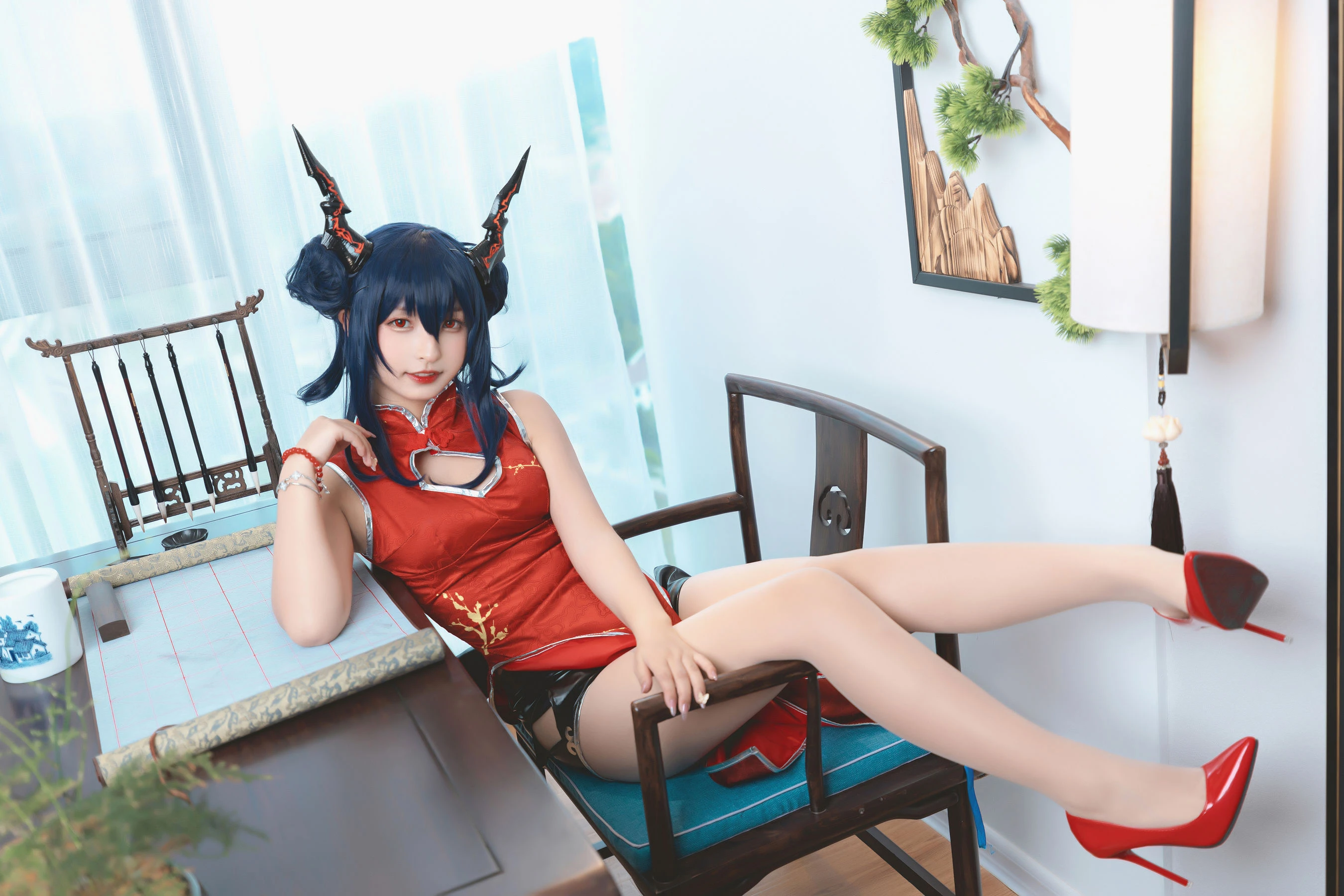 萝莉神楽坂真冬 – 旗袍魔女插图5