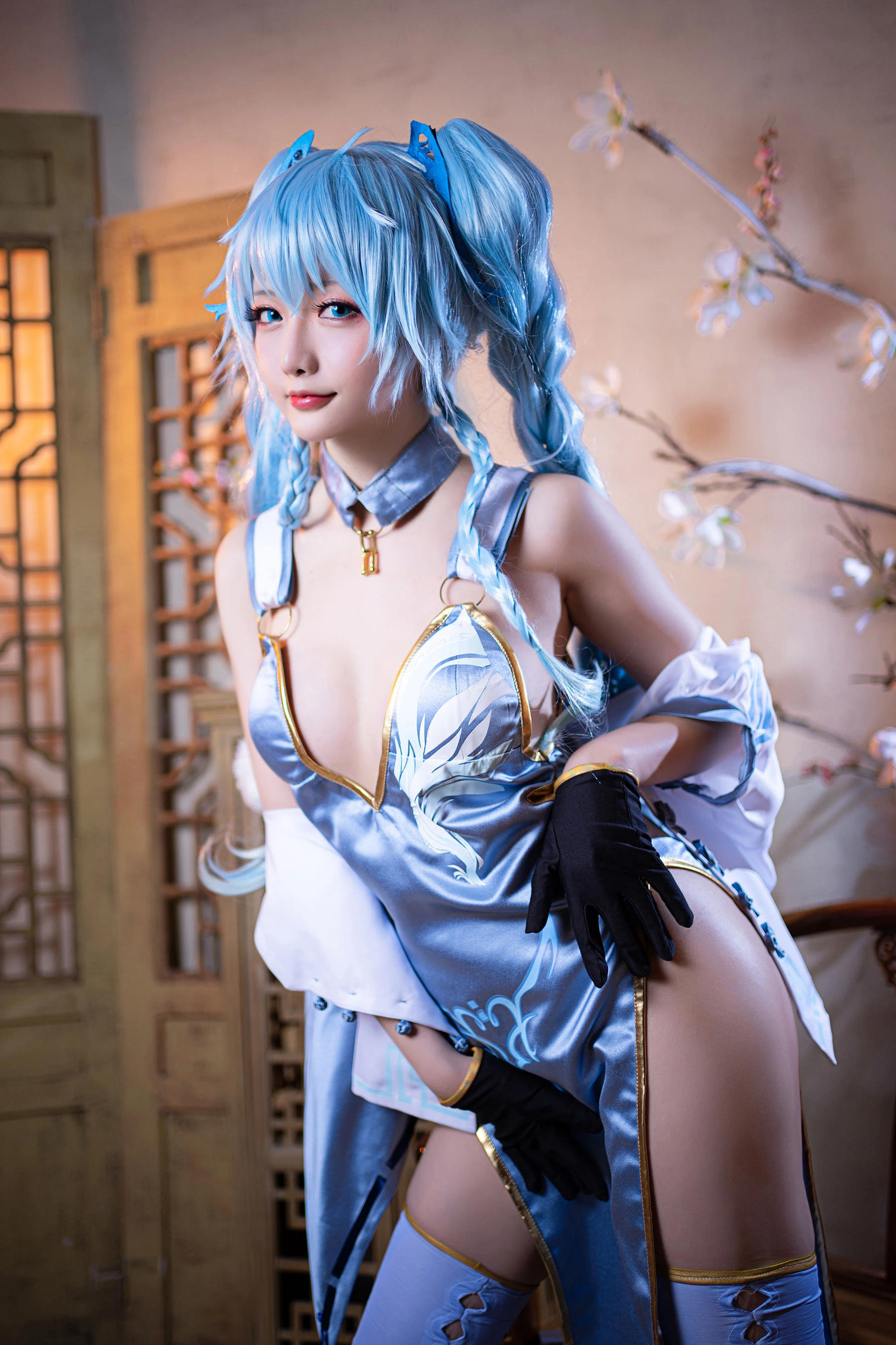 Coser小姐姐星之迟迟 – 秘密花园 PA15翠雀媚插图2