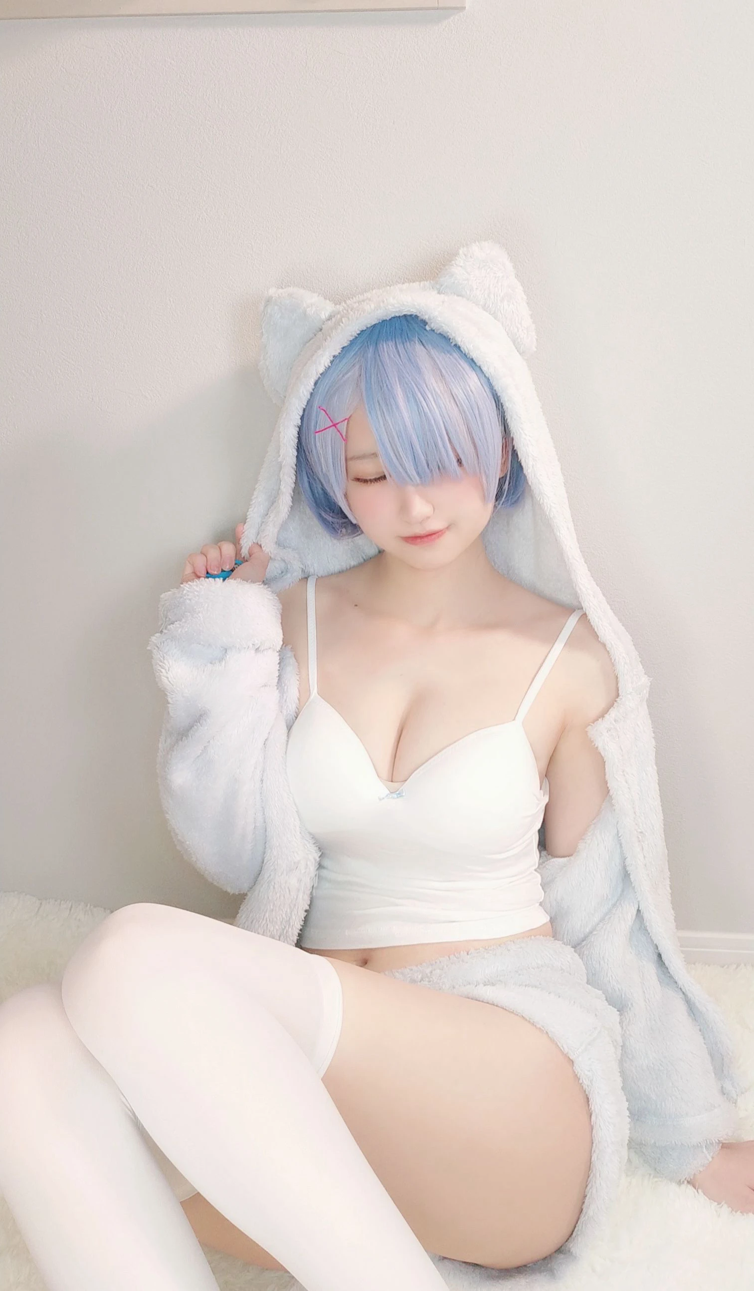 千阳(ちよ) – 雷姆睡衣插图6