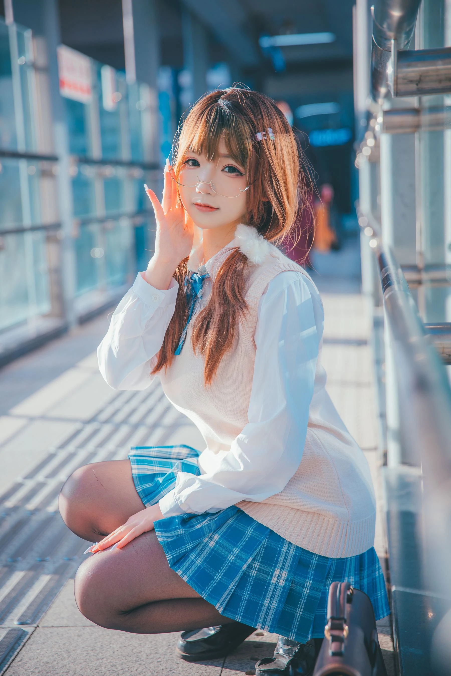 动漫博主雪晴Astra – JK夕阳插图7